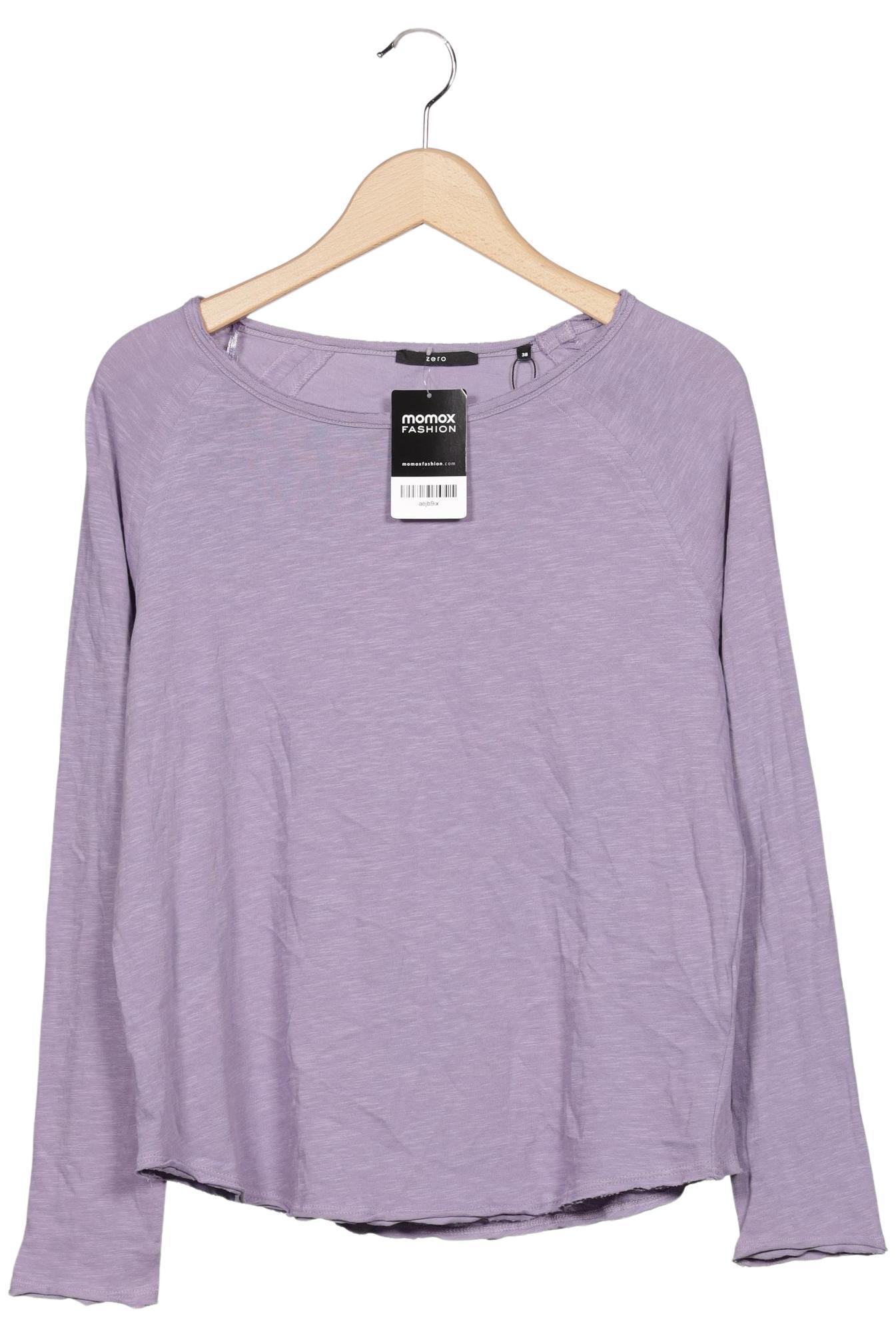 

Zero Damen Langarmshirt, flieder, Gr. 38