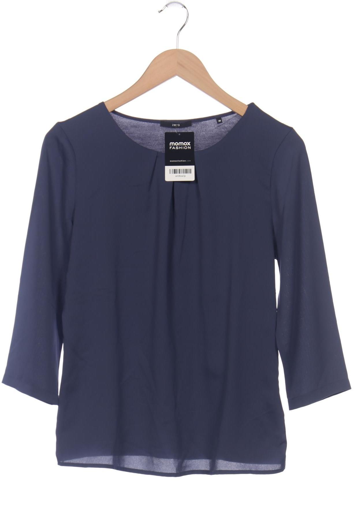 

Zero Damen Langarmshirt, marineblau, Gr. 38