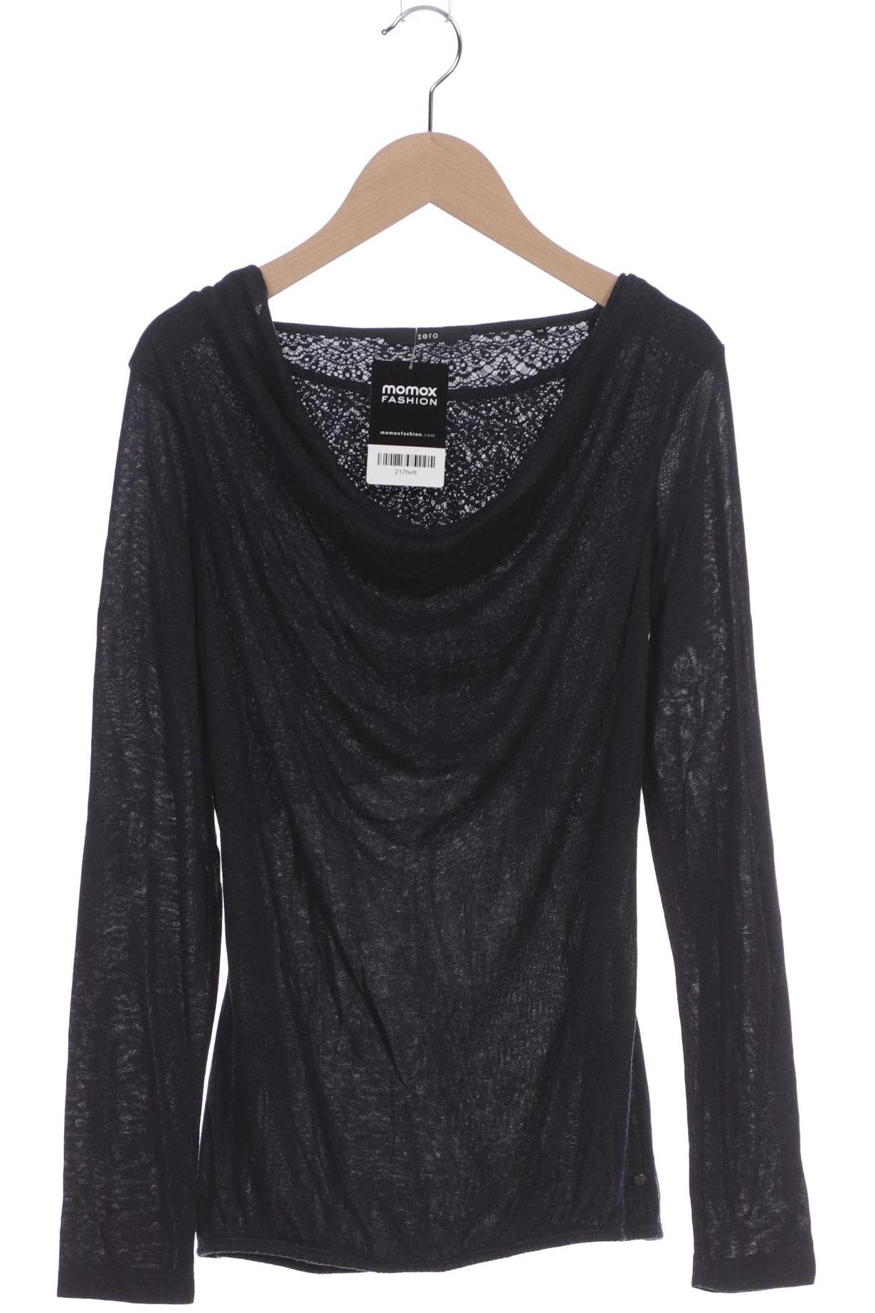 

Zero Damen Langarmshirt, marineblau, Gr. 36