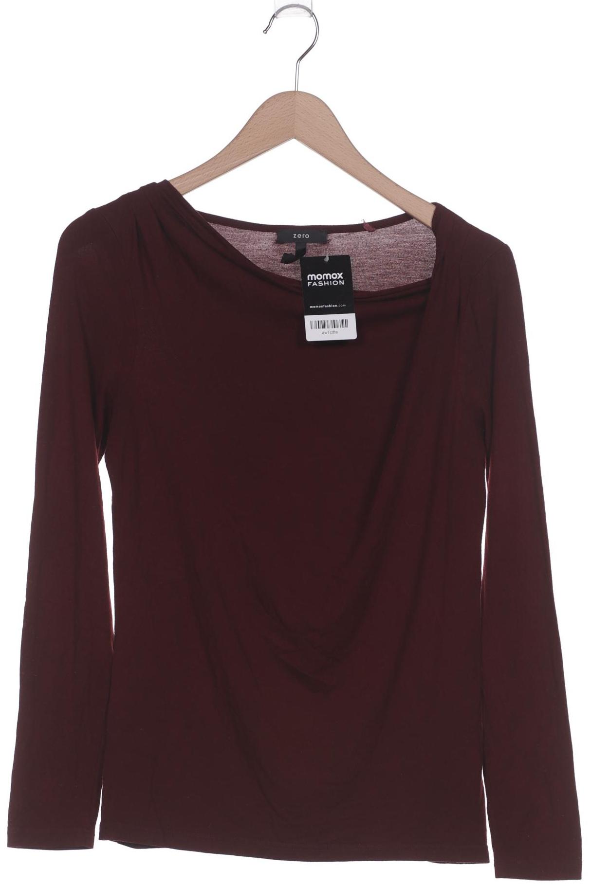 

Zero Damen Langarmshirt, bordeaux, Gr. 38