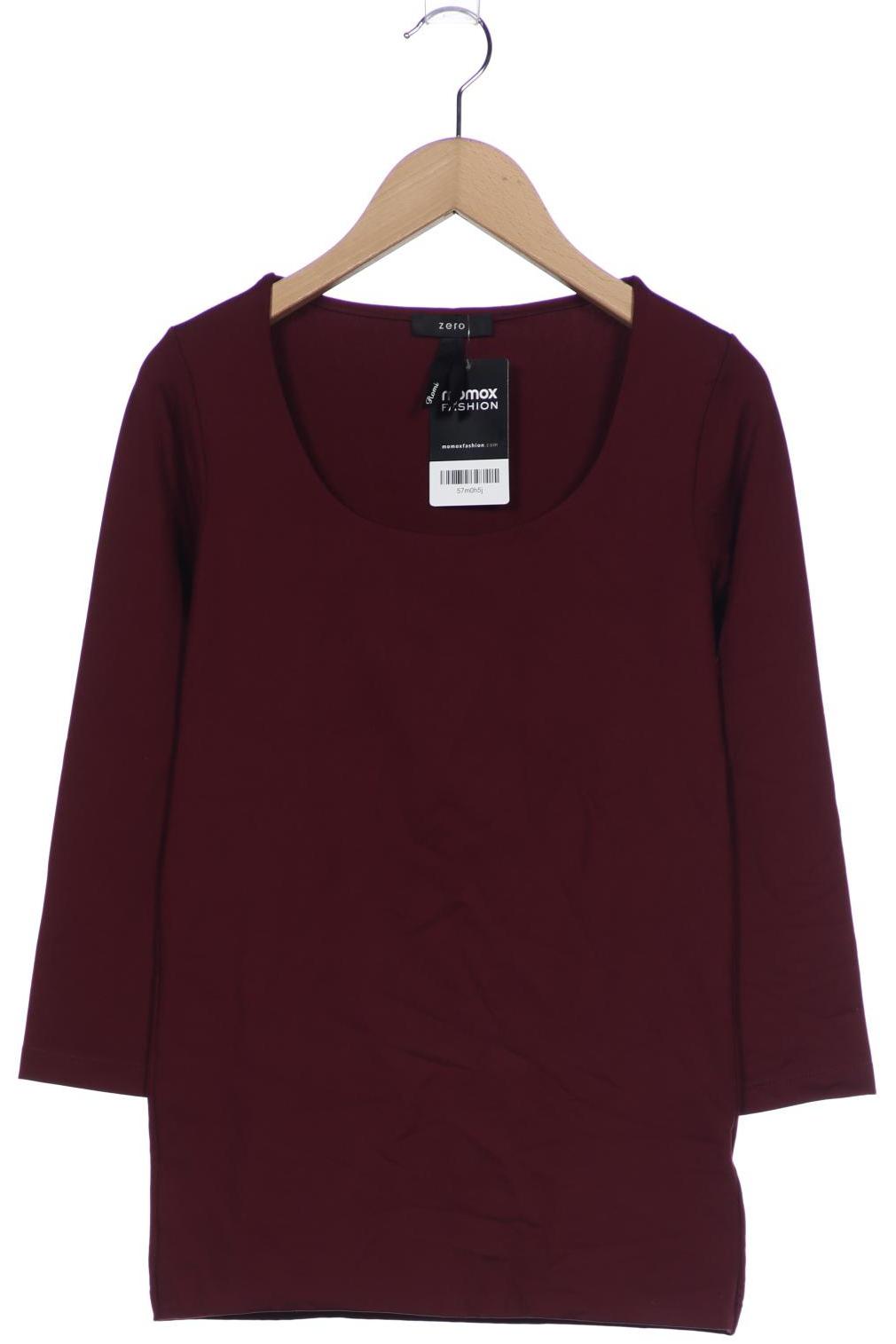 

Zero Damen Langarmshirt, bordeaux, Gr. 34