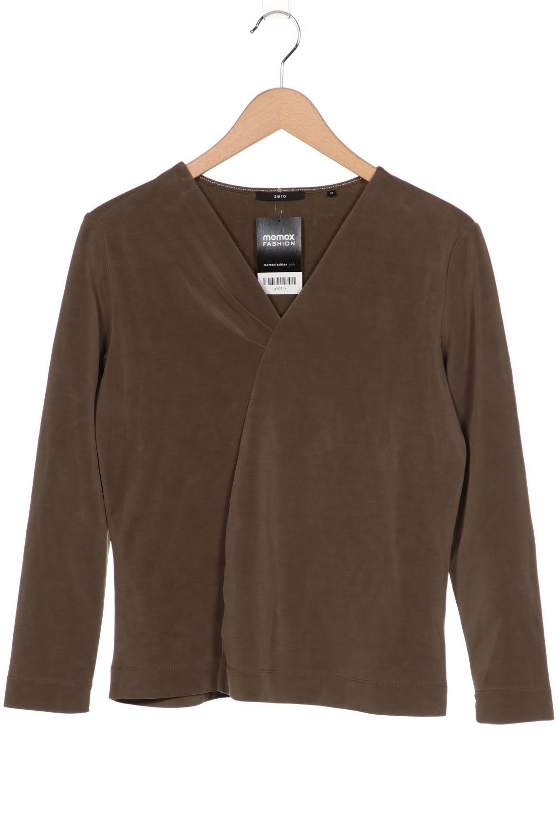 

Zero Damen Langarmshirt, grün, Gr. 38