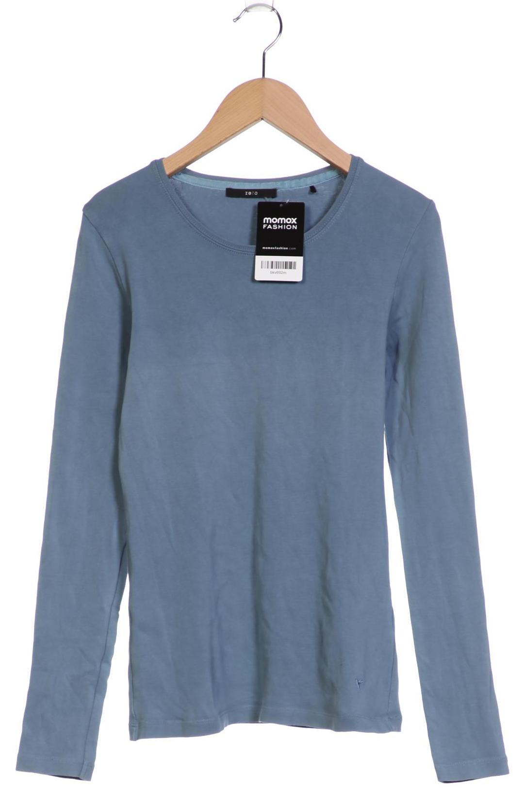 

Zero Damen Langarmshirt, blau, Gr. 36