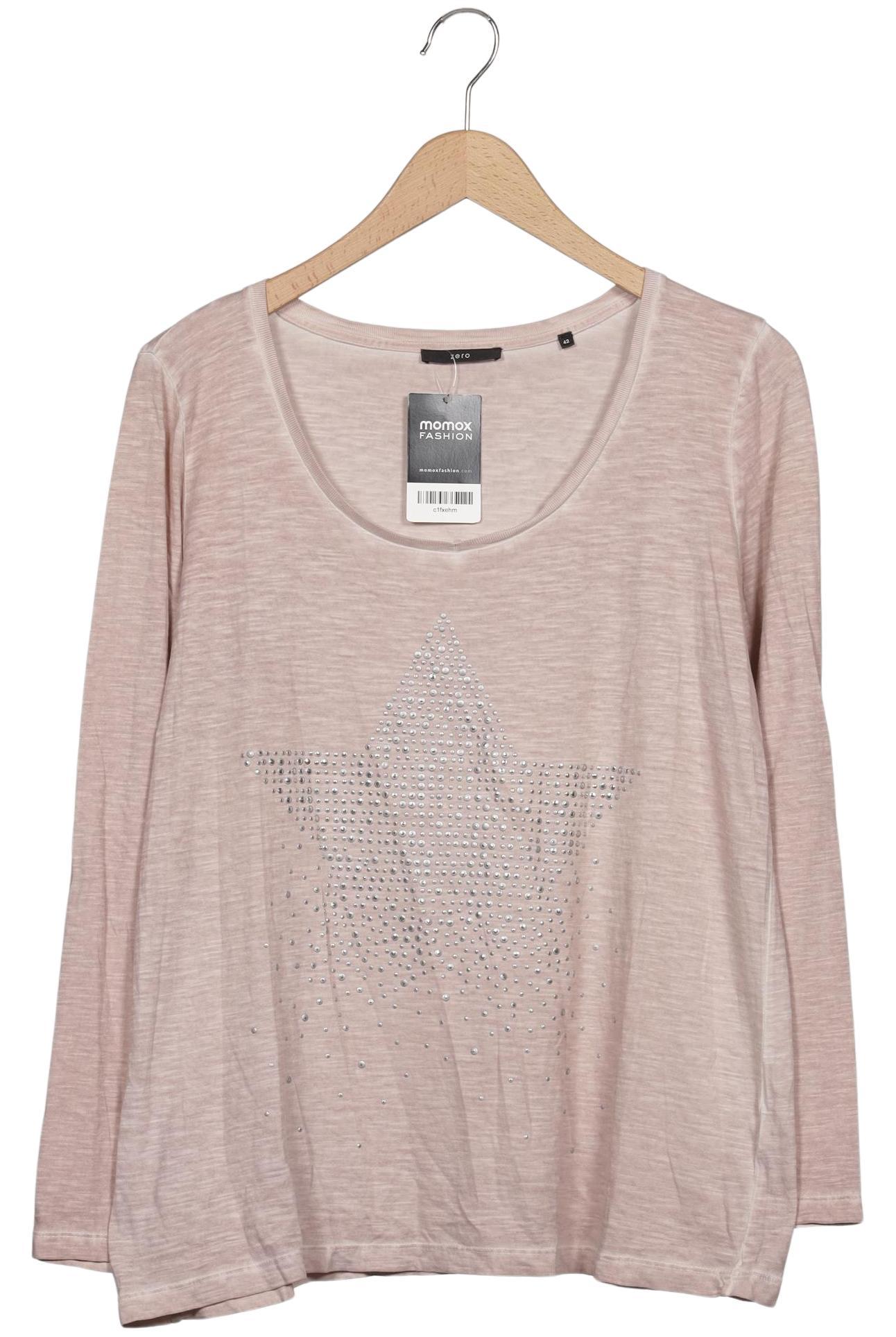 

Zero Damen Langarmshirt, pink, Gr. 42