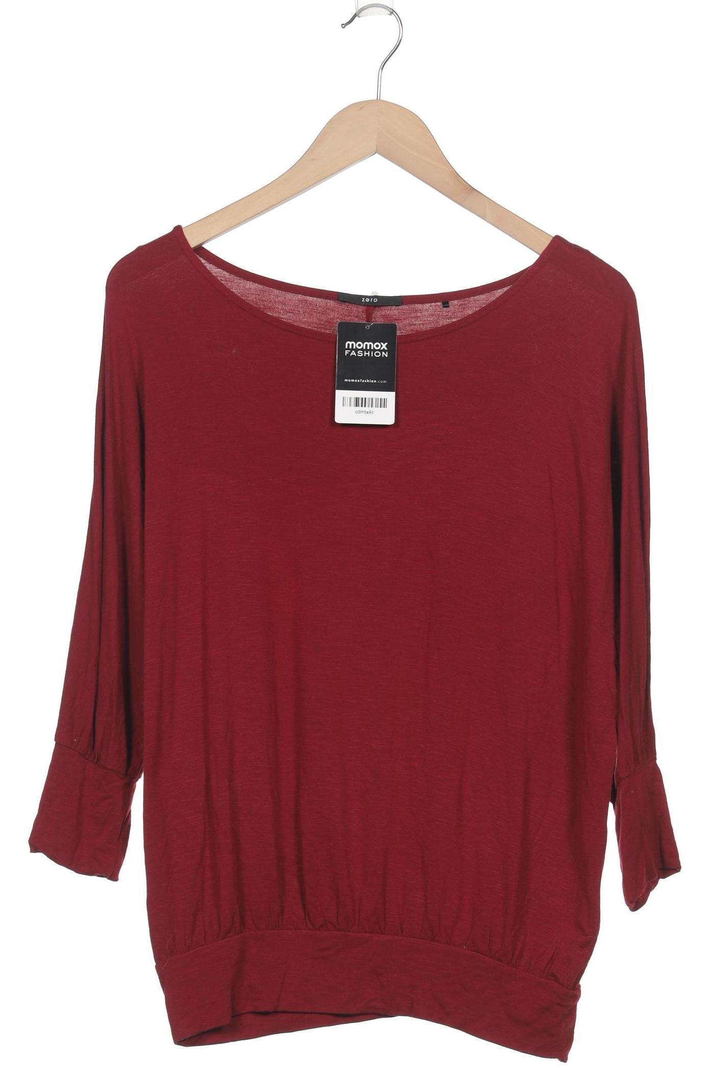 

Zero Damen Langarmshirt, bordeaux, Gr. 40