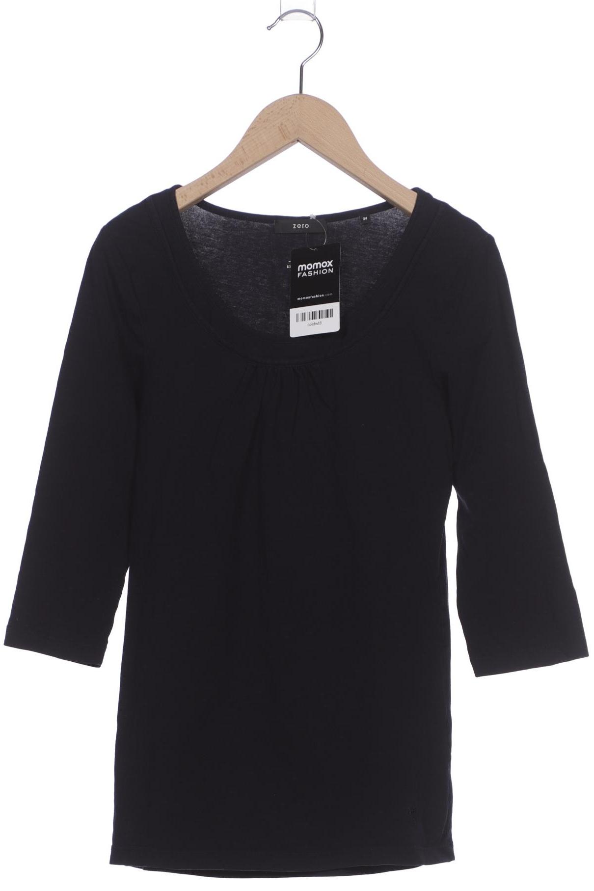 

Zero Damen Langarmshirt, marineblau, Gr. 34
