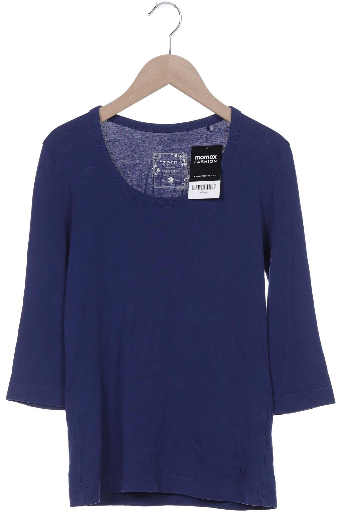 

Zero Damen Langarmshirt, marineblau, Gr. 36
