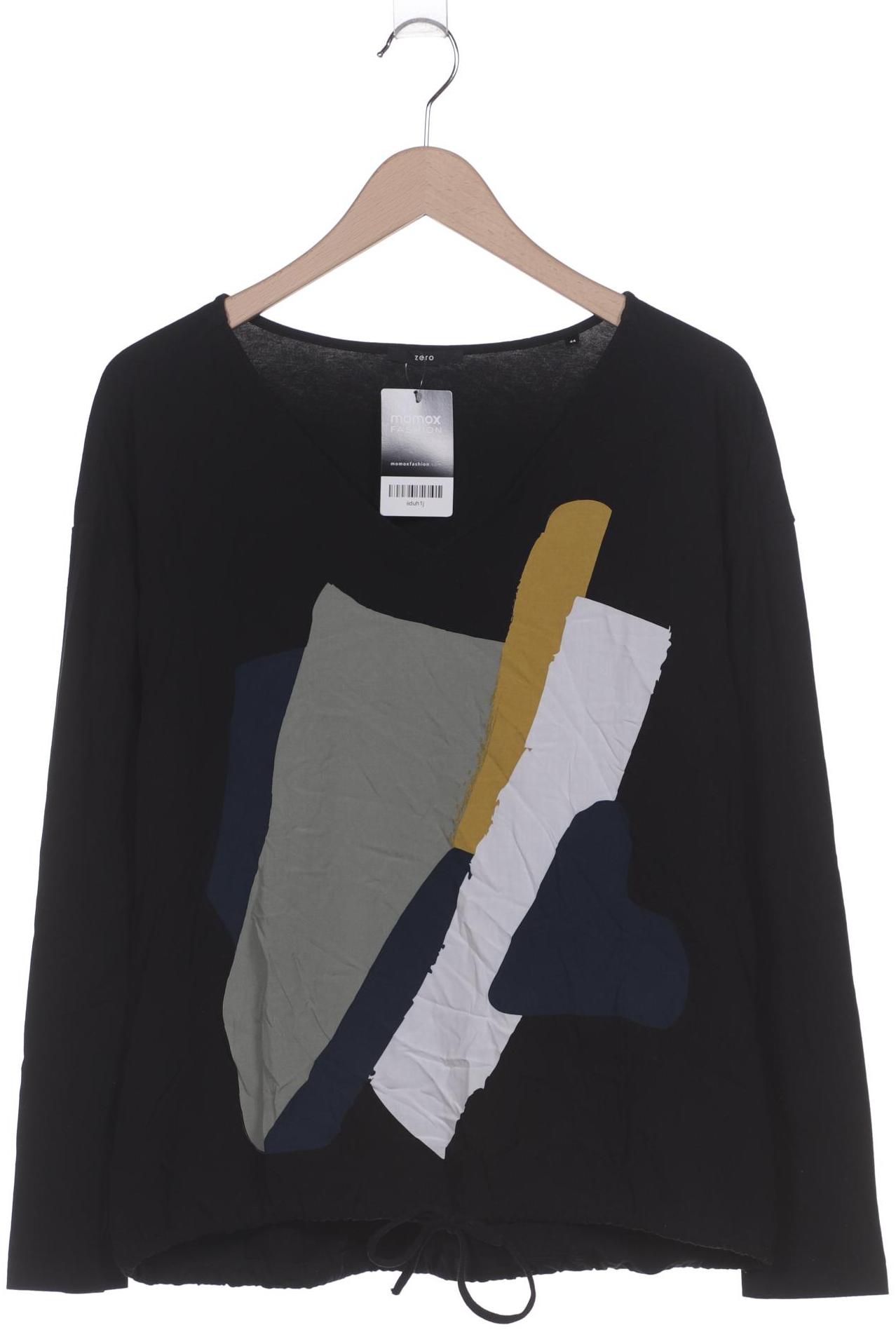 

Zero Damen Langarmshirt, schwarz, Gr. 44