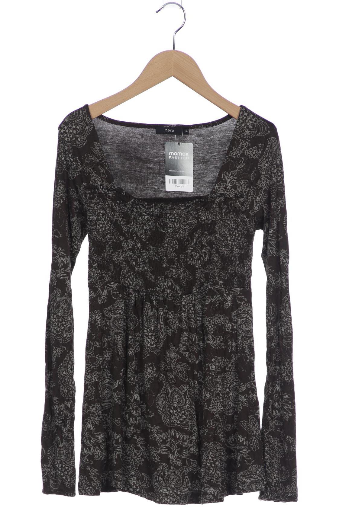 

Zero Damen Langarmshirt, grün, Gr. 34