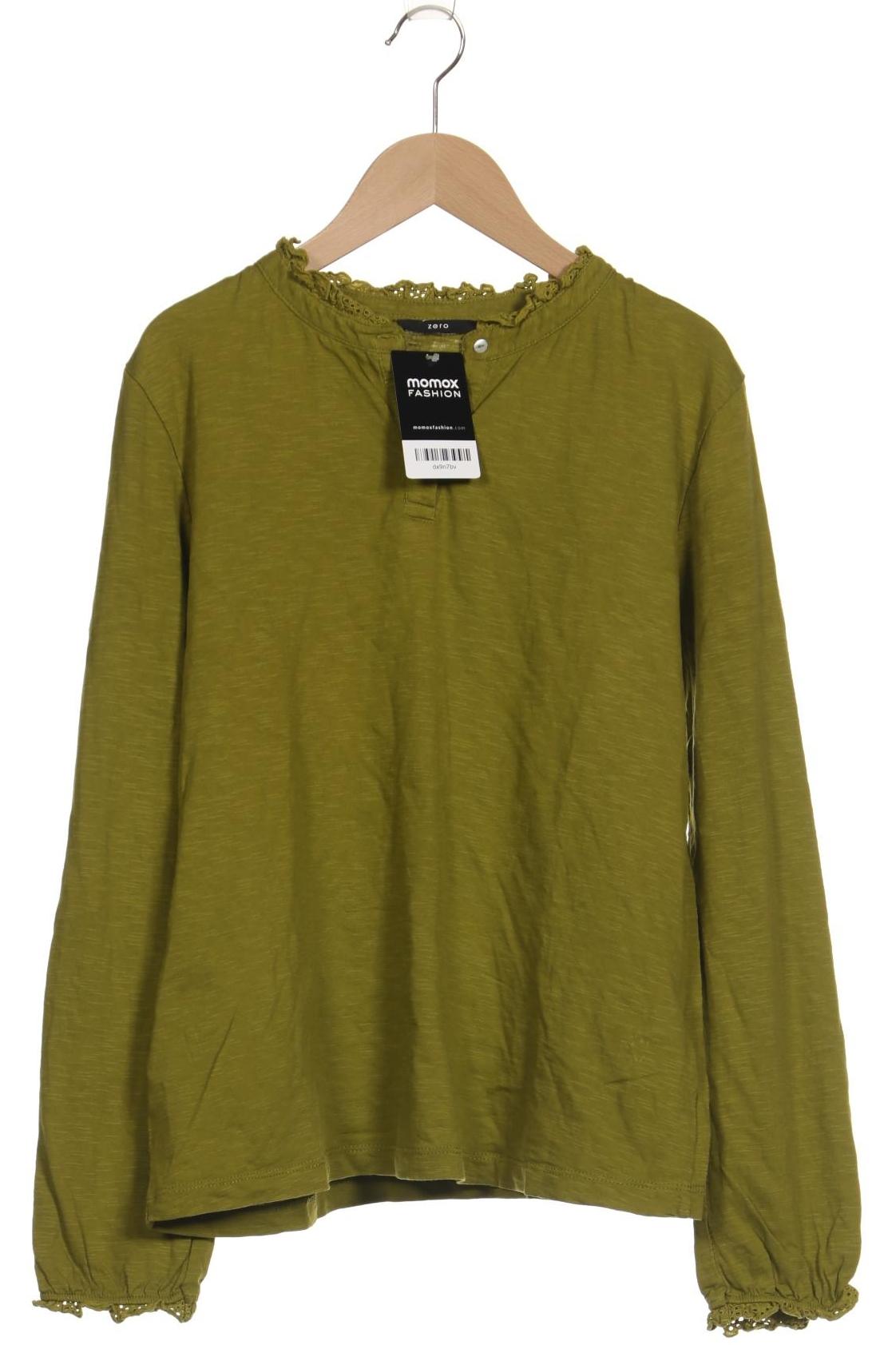 

Zero Damen Langarmshirt, grün, Gr. 40