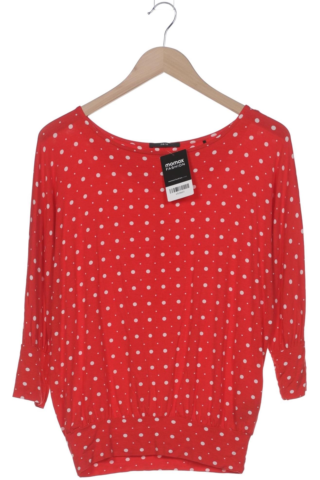 

Zero Damen Langarmshirt, rot, Gr. 34