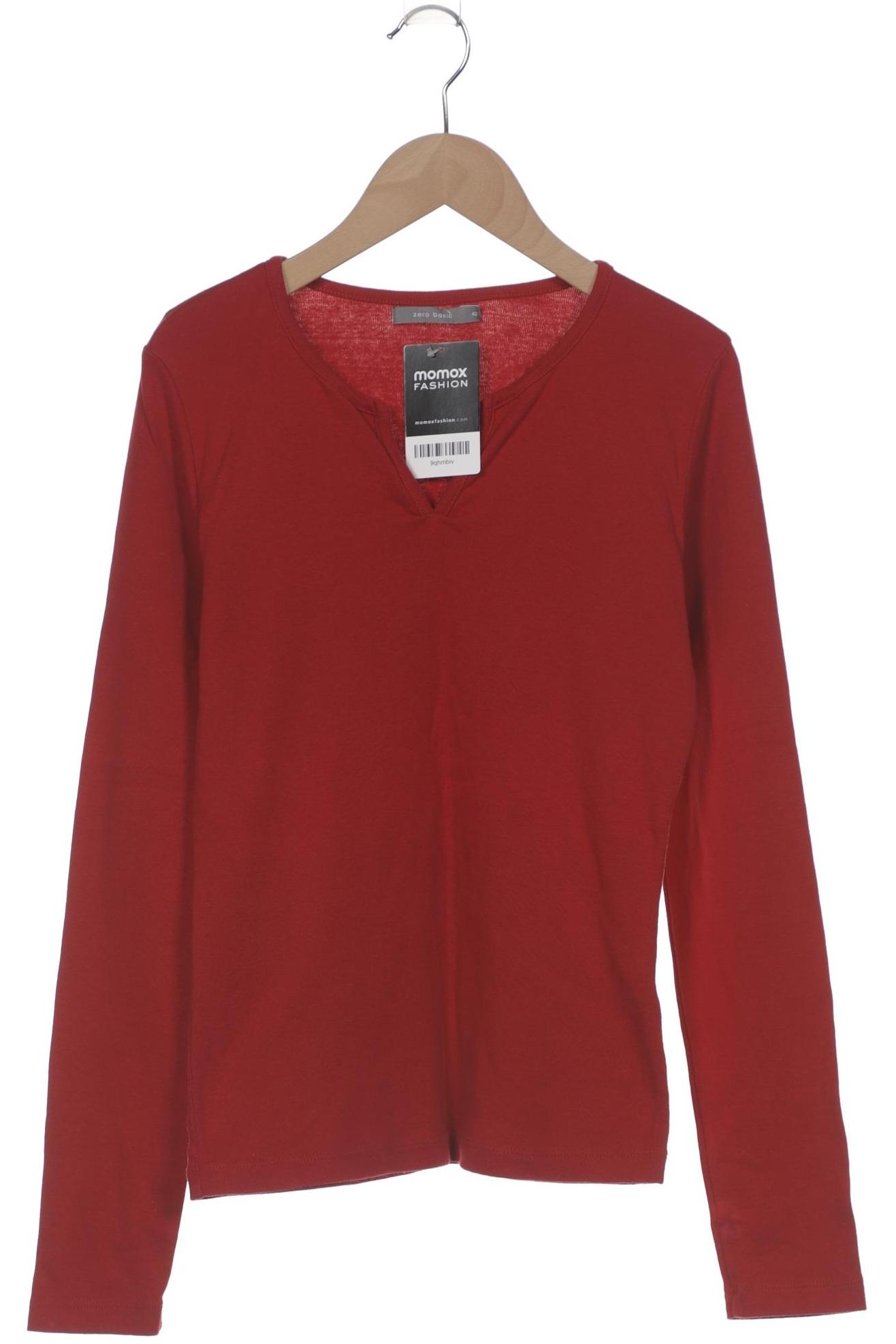 

Zero Damen Langarmshirt, rot, Gr. 42