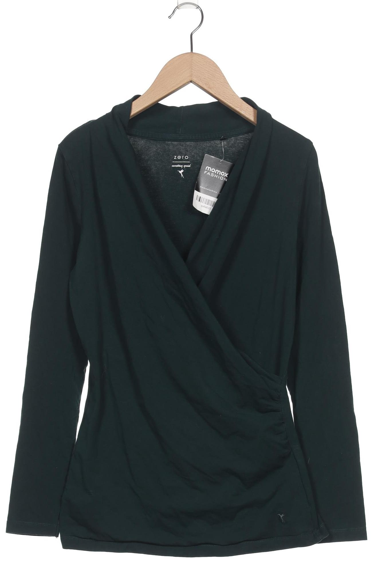 

Zero Damen Langarmshirt, grün, Gr. 36
