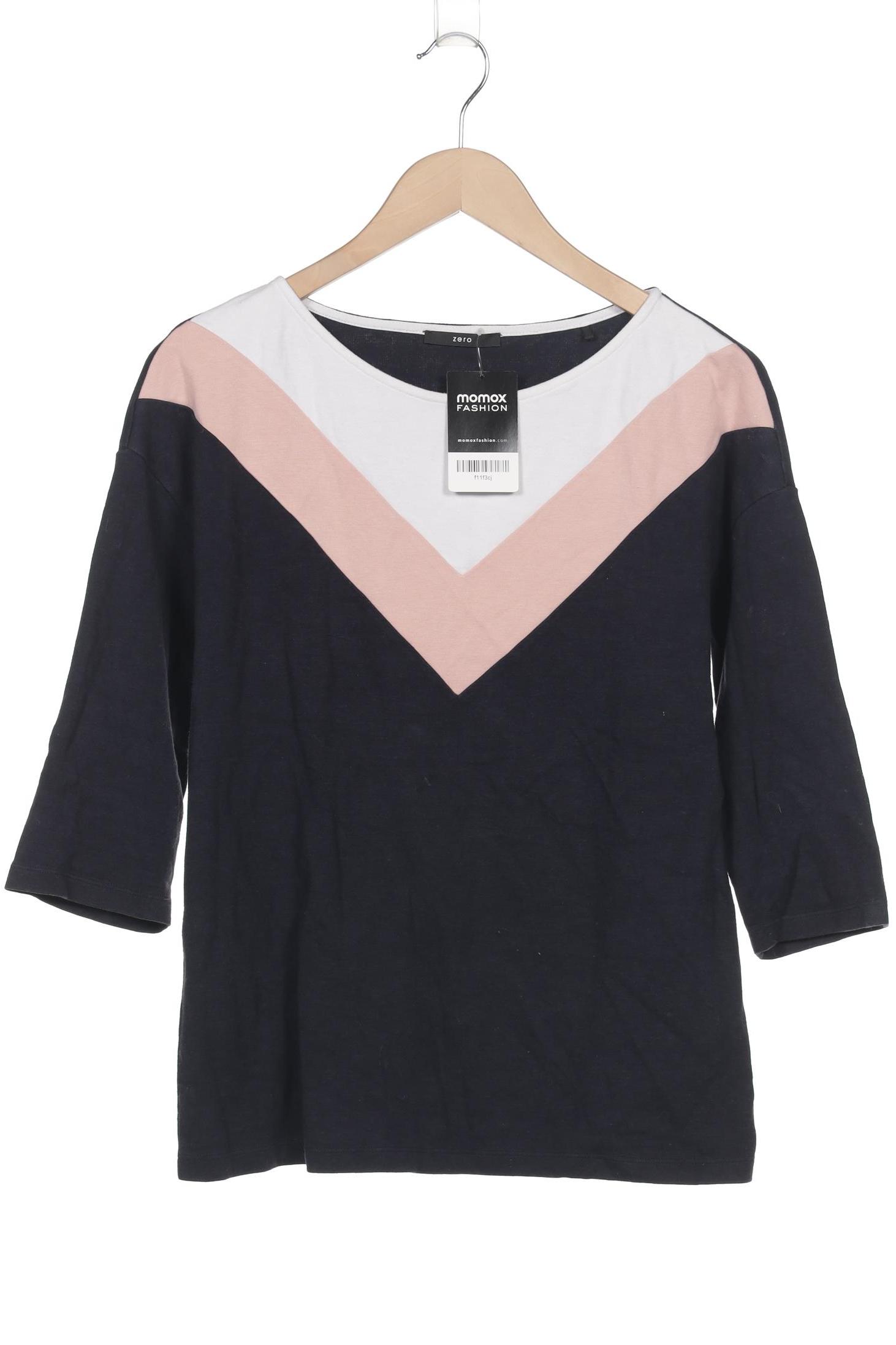 

Zero Damen Langarmshirt, marineblau, Gr. 42