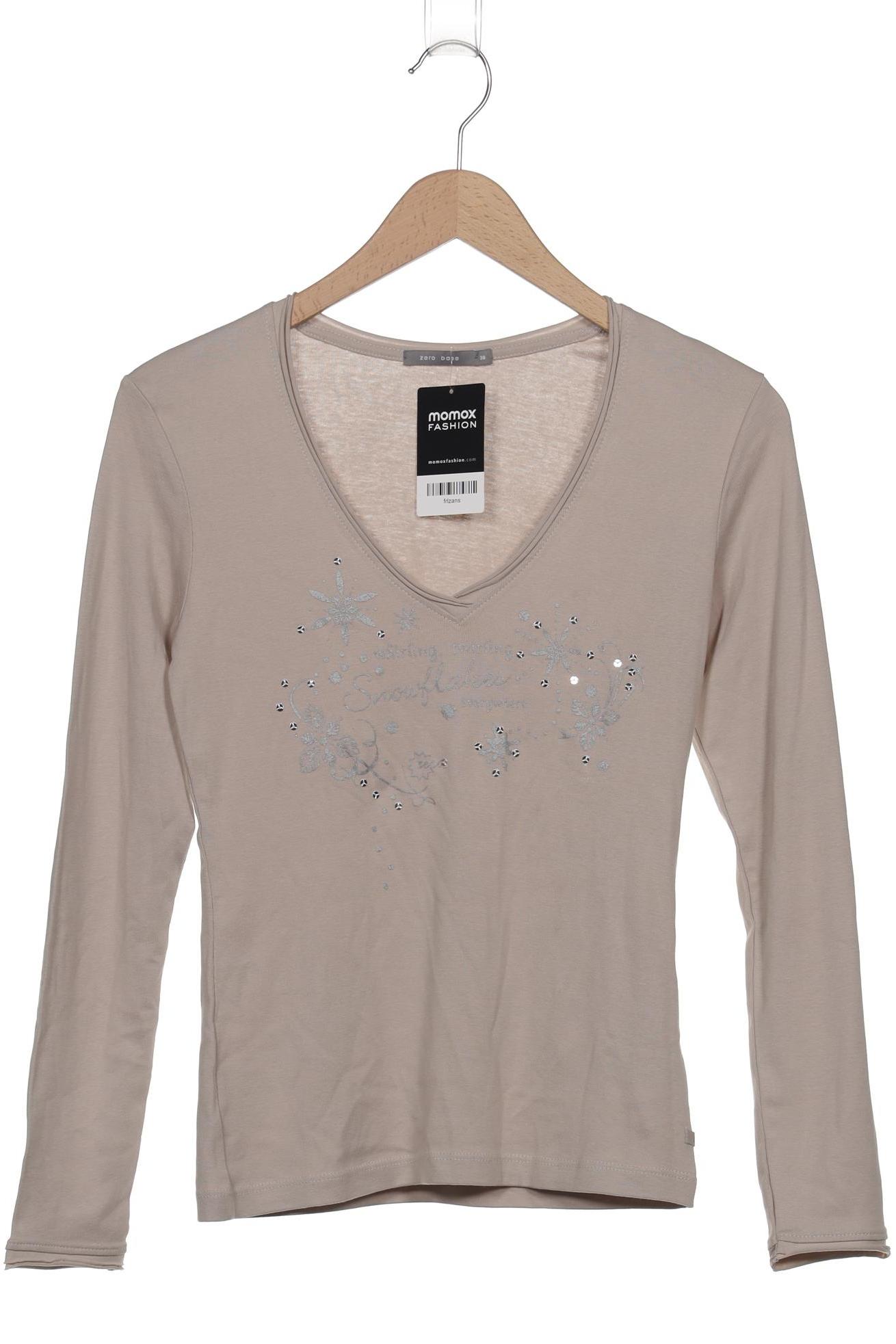 

Zero Damen Langarmshirt, beige, Gr. 38