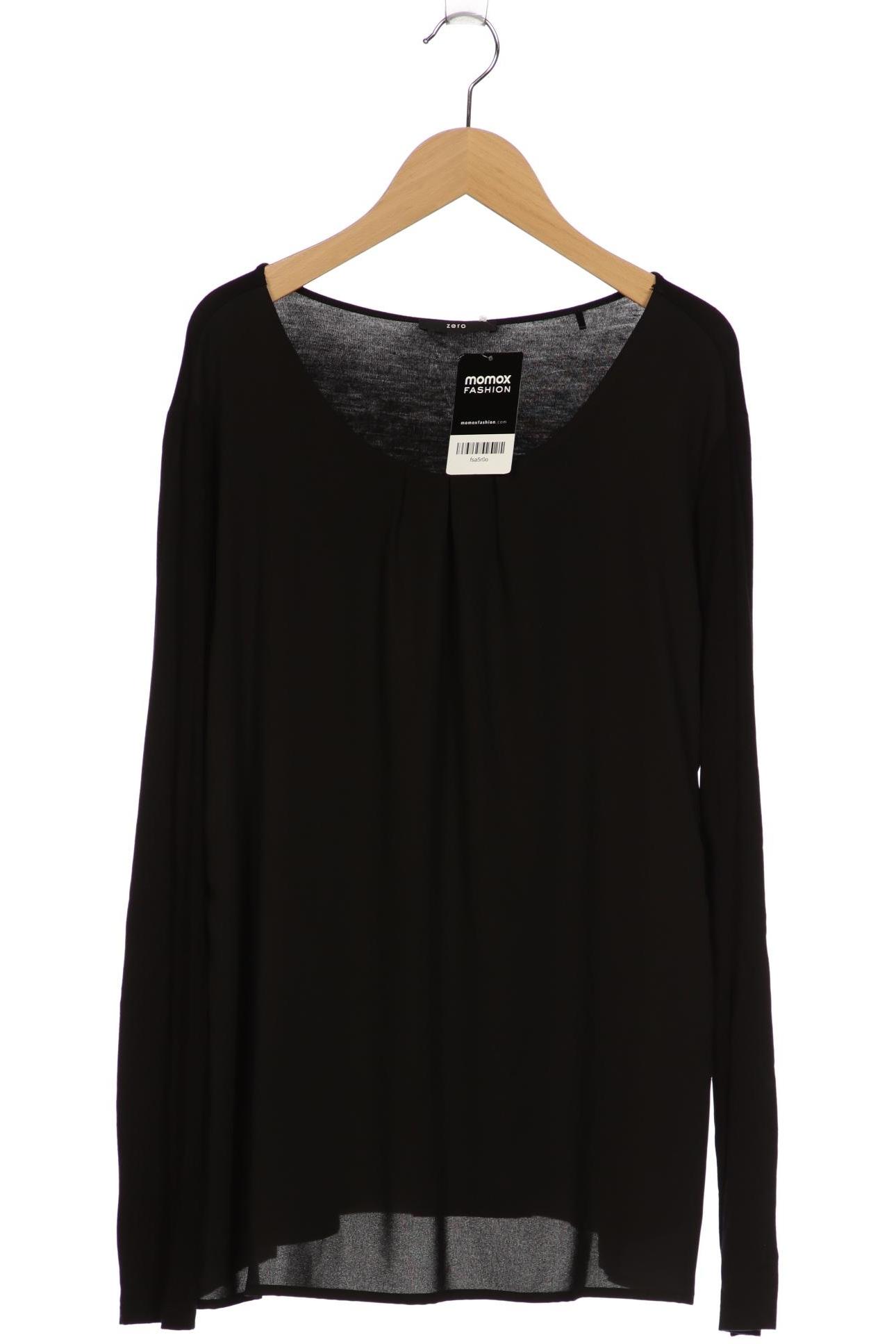 

Zero Damen Langarmshirt, schwarz, Gr. 44