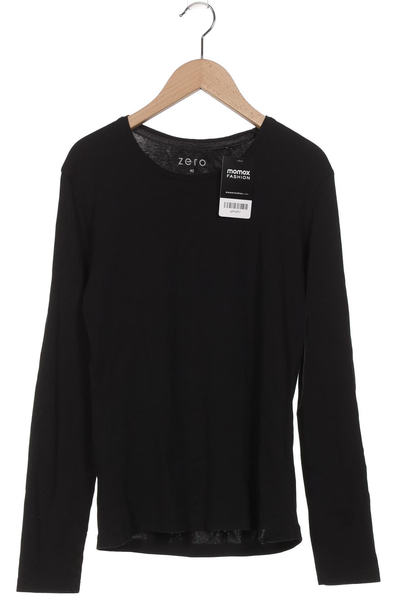 

Zero Damen Langarmshirt, schwarz, Gr. 40