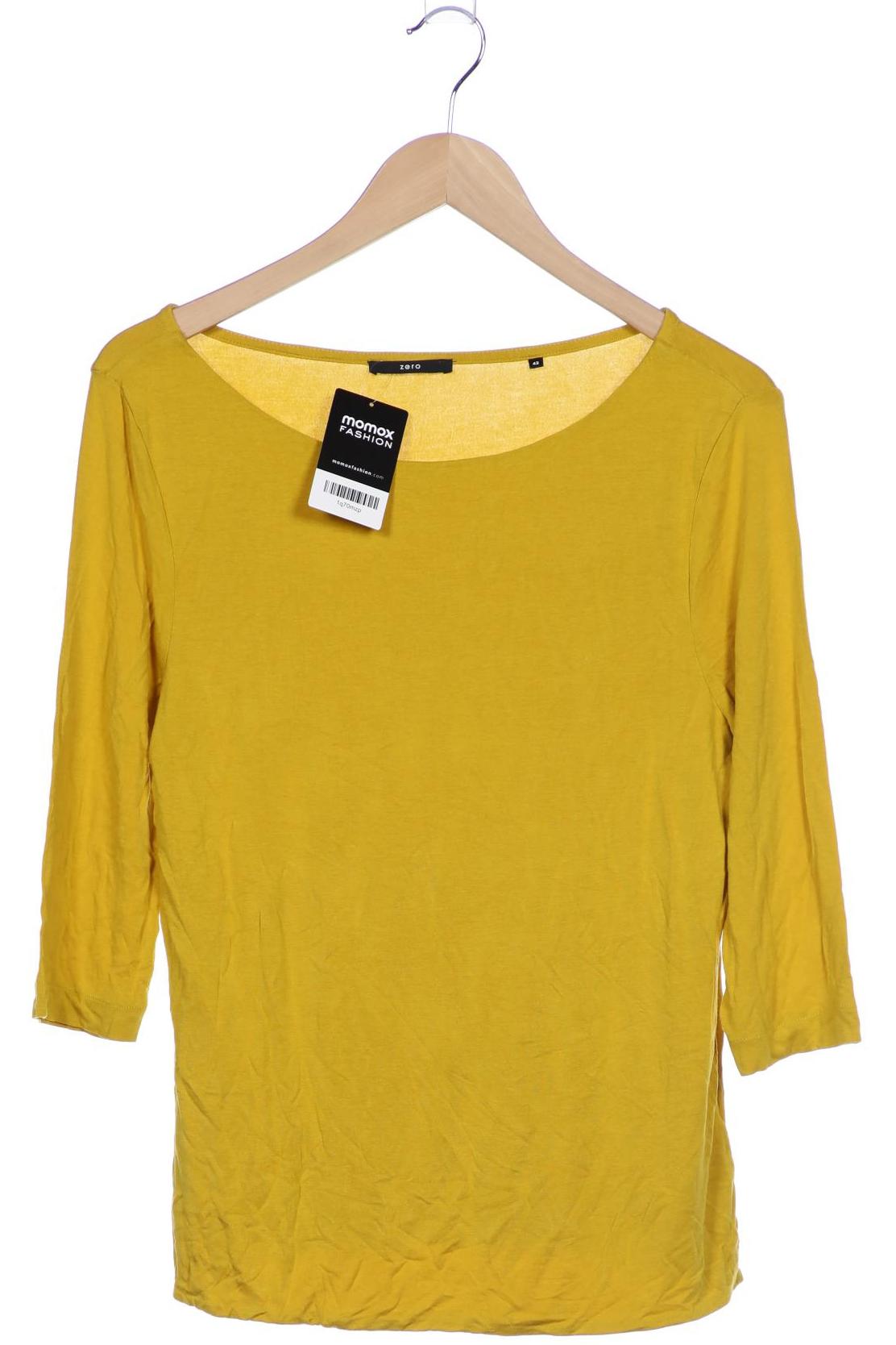 

Zero Damen Langarmshirt, gelb, Gr. 42
