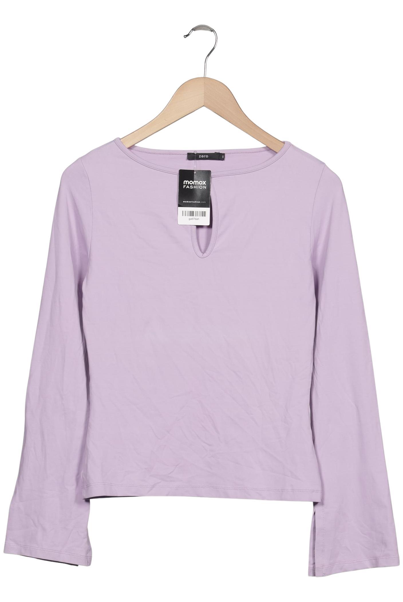 

Zero Damen Langarmshirt, flieder, Gr. 40