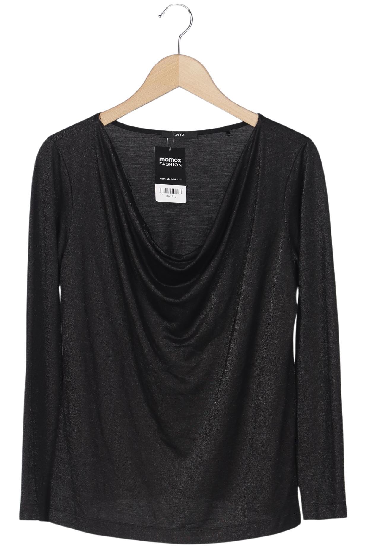 

Zero Damen Langarmshirt, grau, Gr. 42