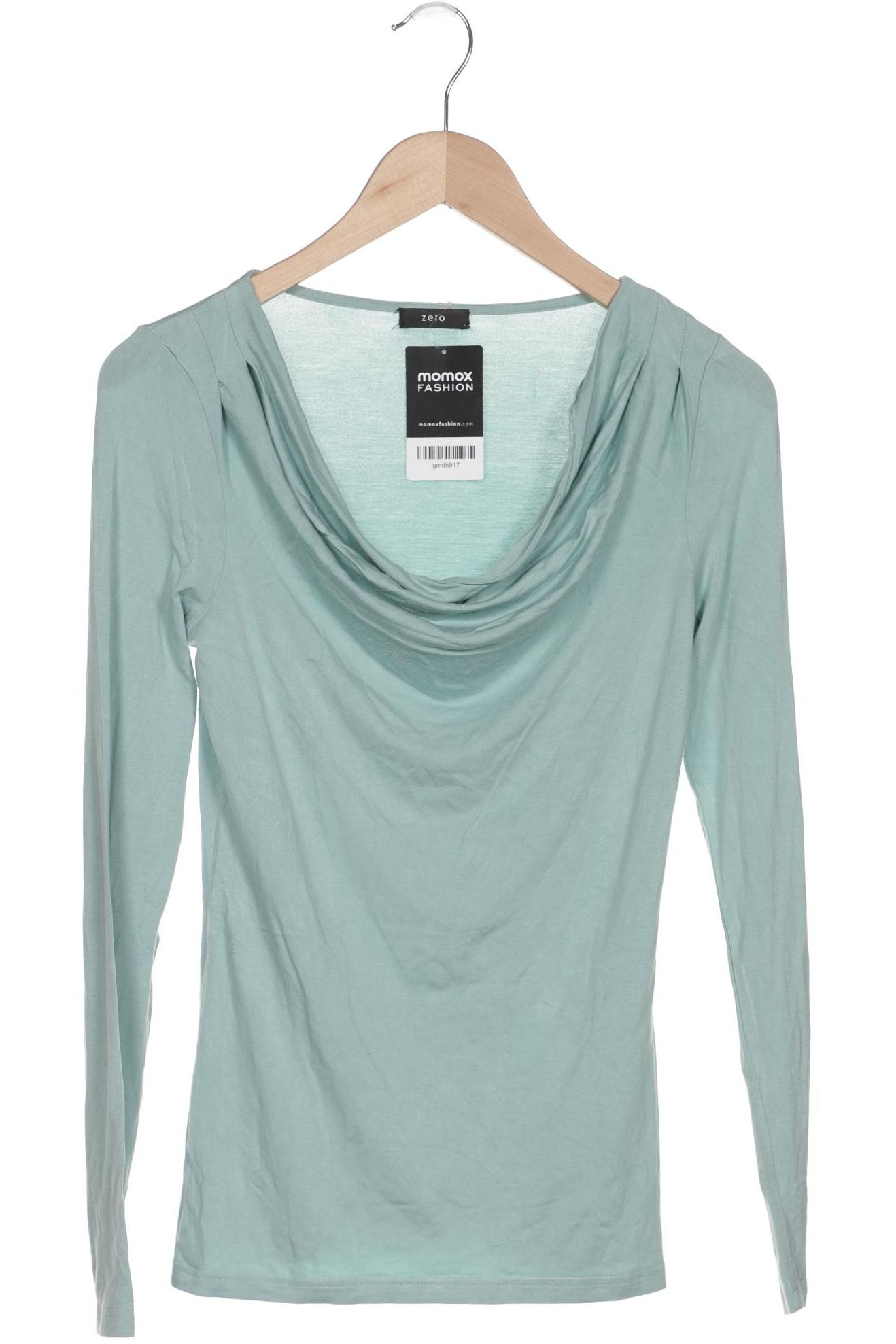 

Zero Damen Langarmshirt, hellgrün, Gr. 36