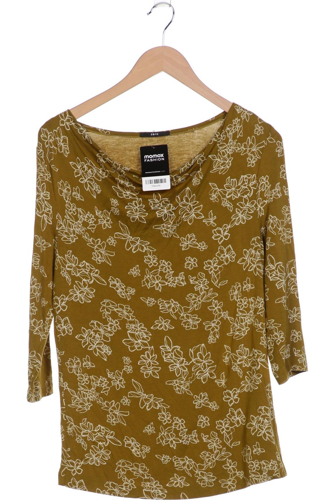 

Zero Damen Langarmshirt, grün, Gr. 40