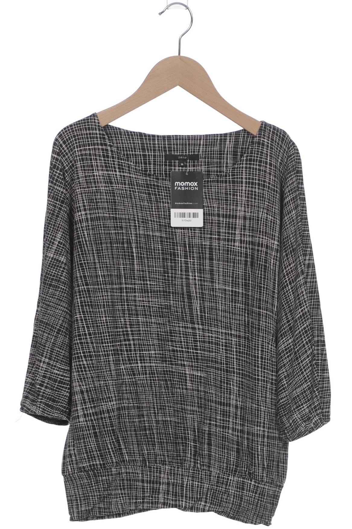 

Zero Damen Langarmshirt, schwarz, Gr. 38