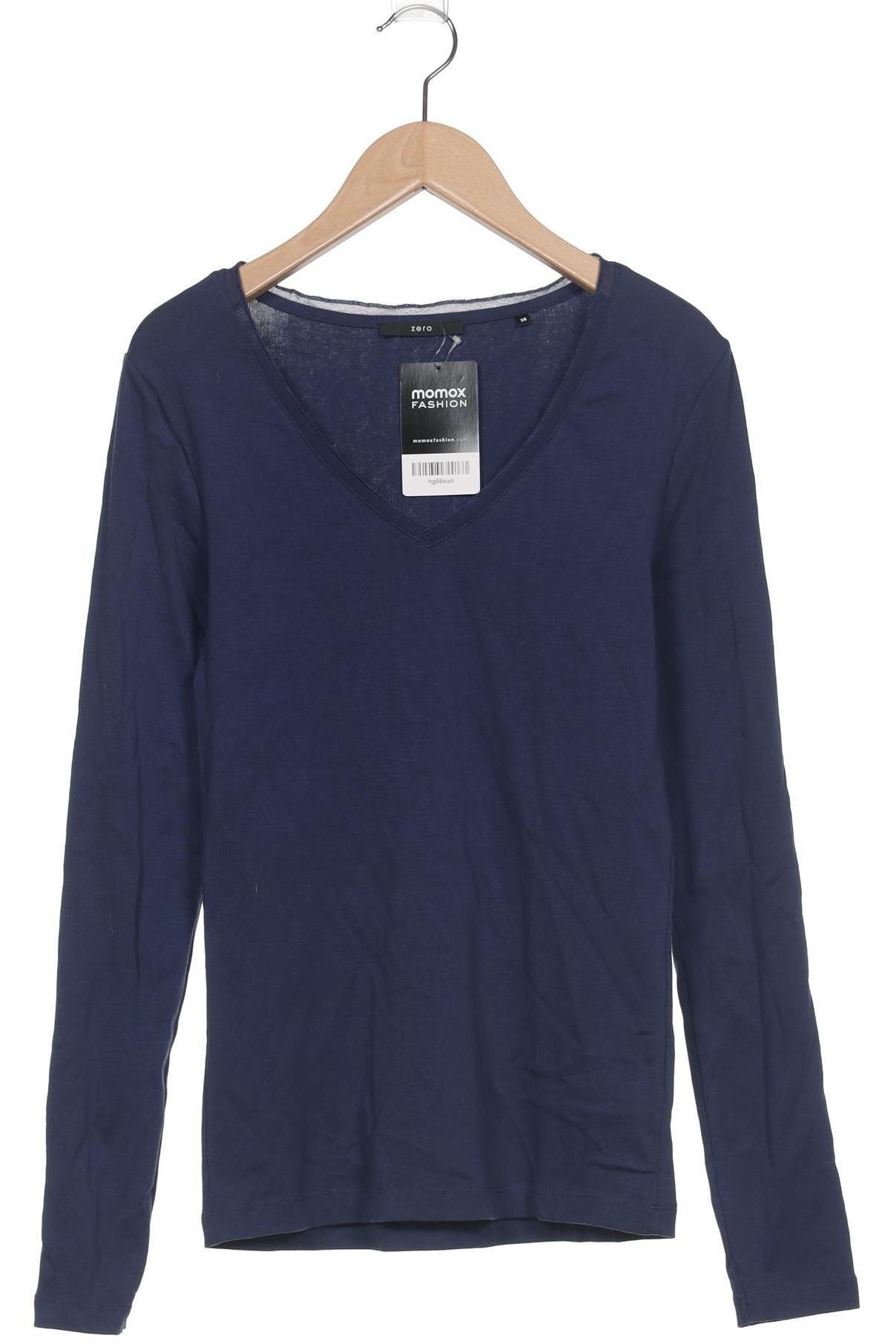 

Zero Damen Langarmshirt, marineblau, Gr. 38
