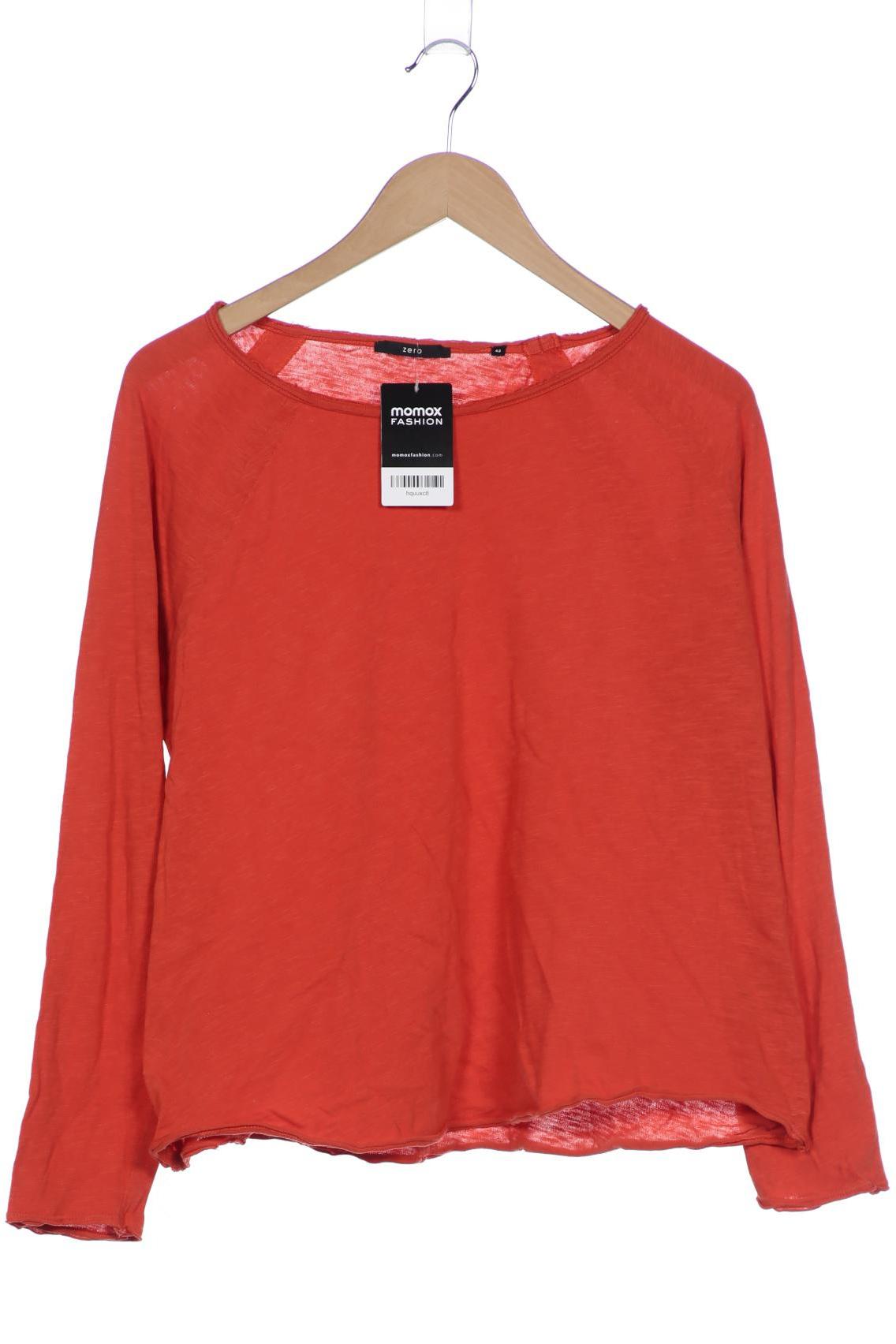 

Zero Damen Langarmshirt, orange, Gr. 42