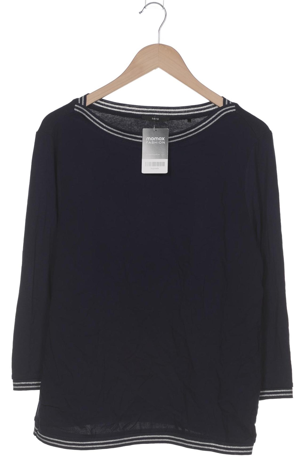 

Zero Damen Langarmshirt, marineblau, Gr. 44