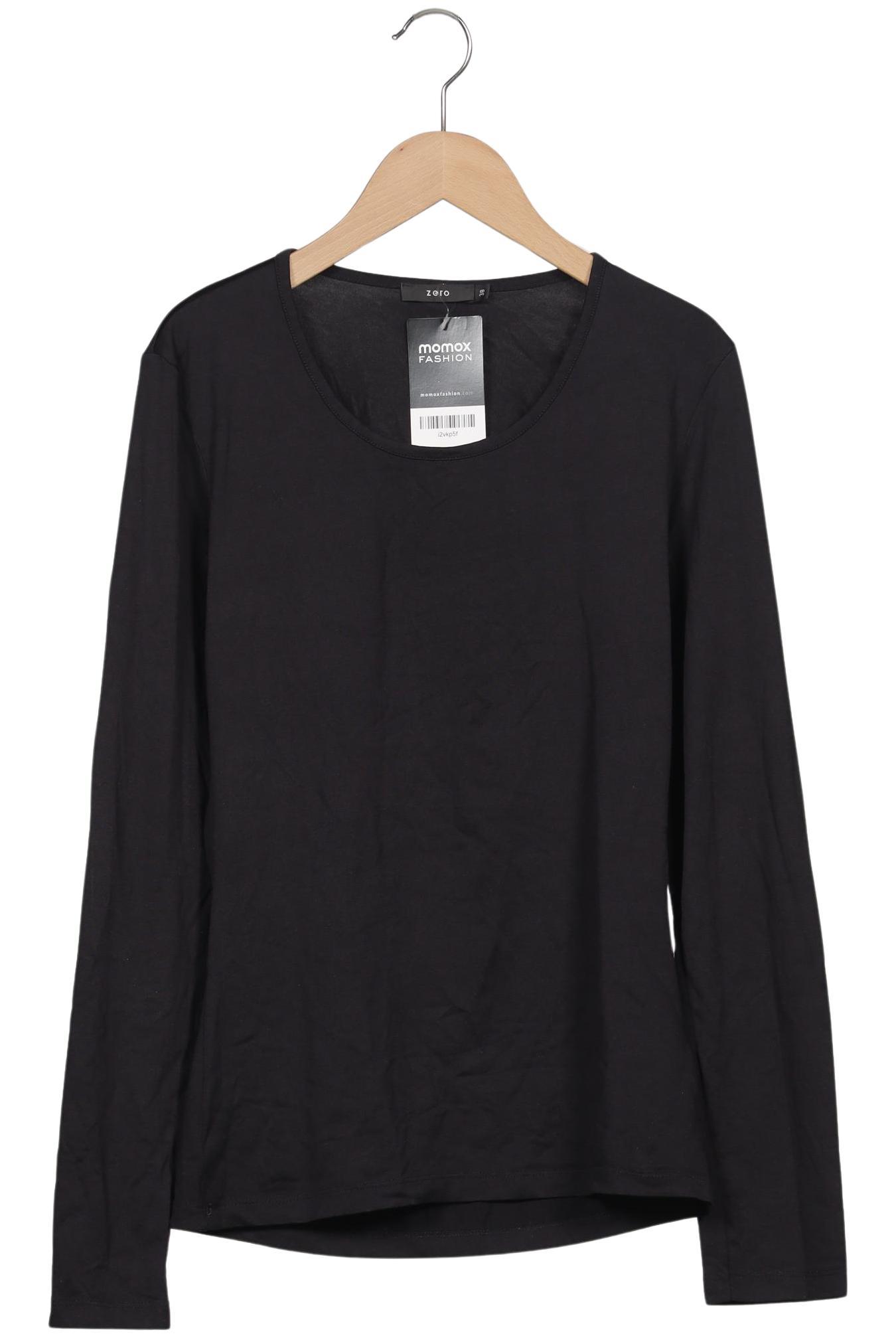 

Zero Damen Langarmshirt, schwarz, Gr. 38