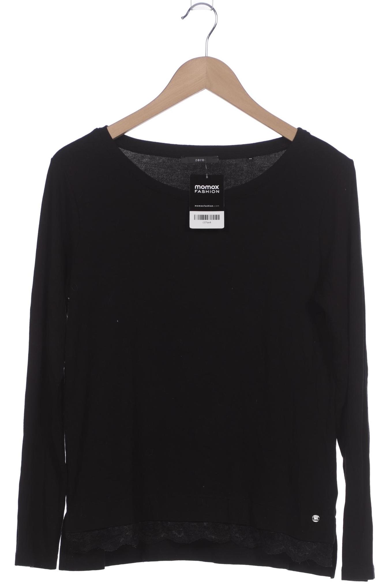 

Zero Damen Langarmshirt, schwarz, Gr. 38