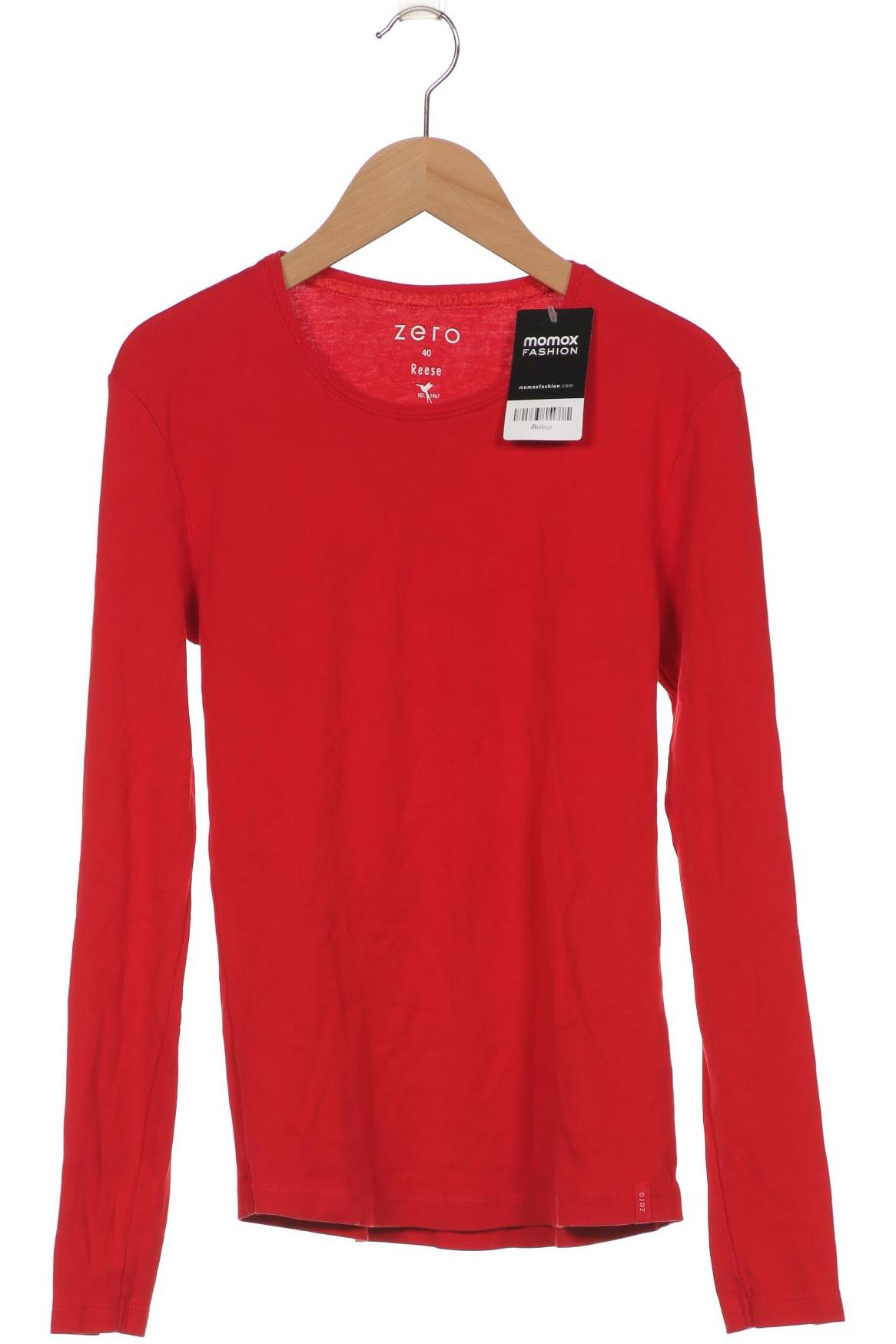 

Zero Damen Langarmshirt, rot, Gr. 40