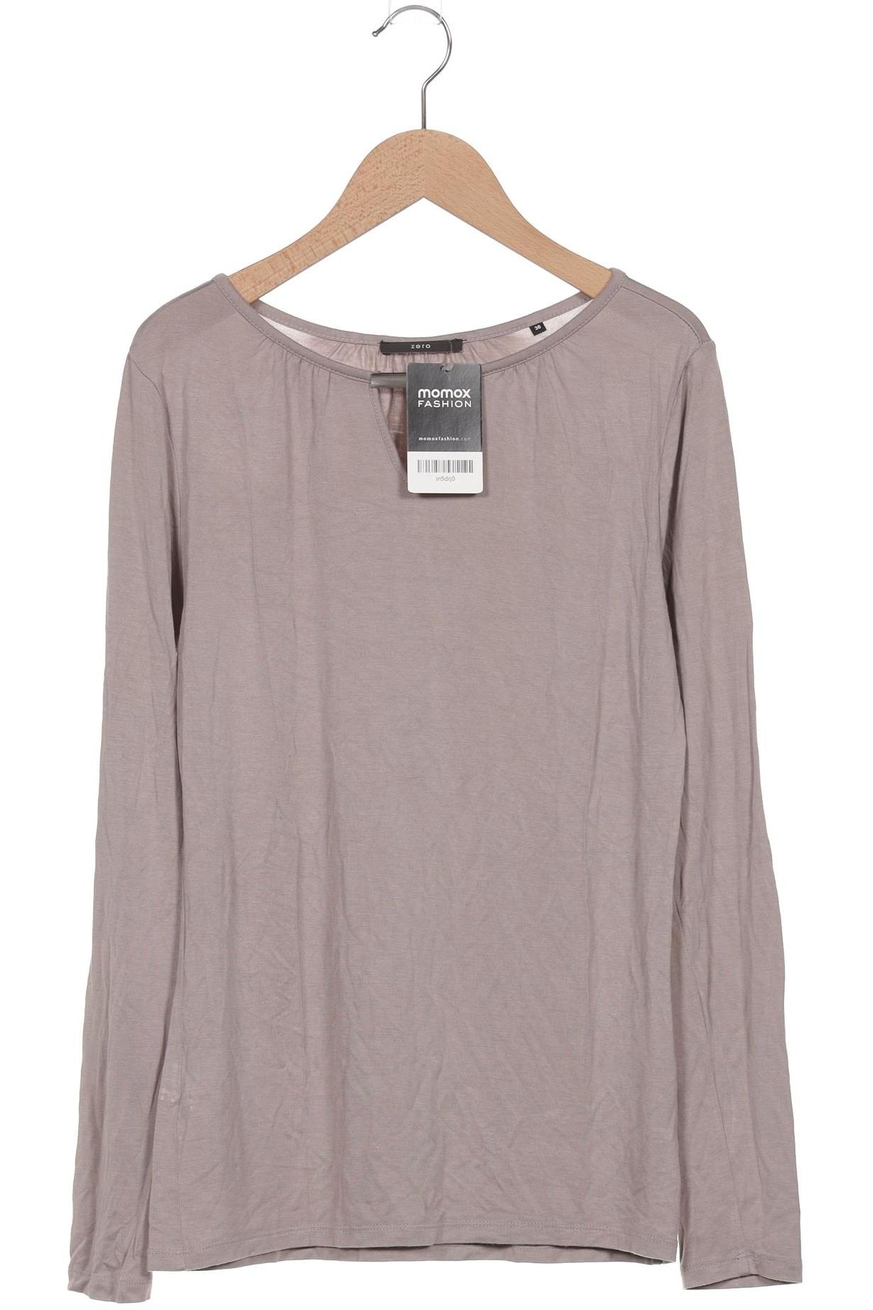

Zero Damen Langarmshirt, grau, Gr. 36