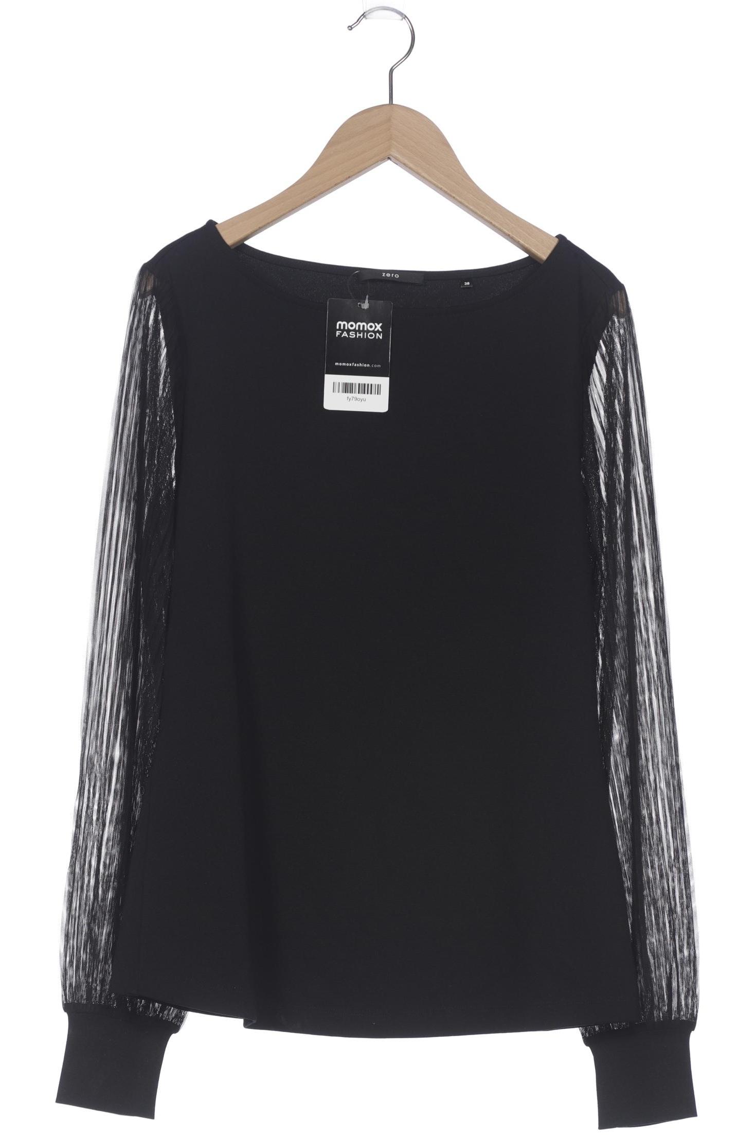 

Zero Damen Langarmshirt, schwarz, Gr. 38