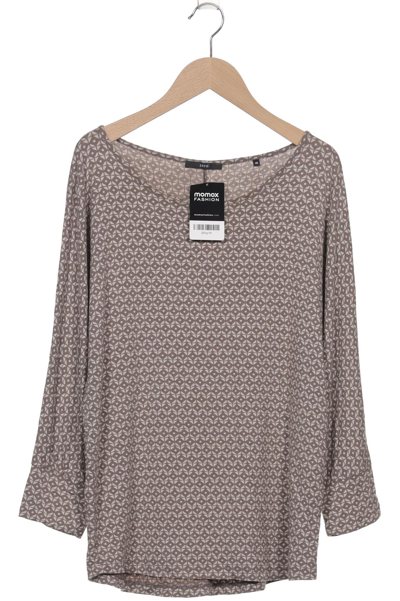 

Zero Damen Langarmshirt, beige, Gr. 40