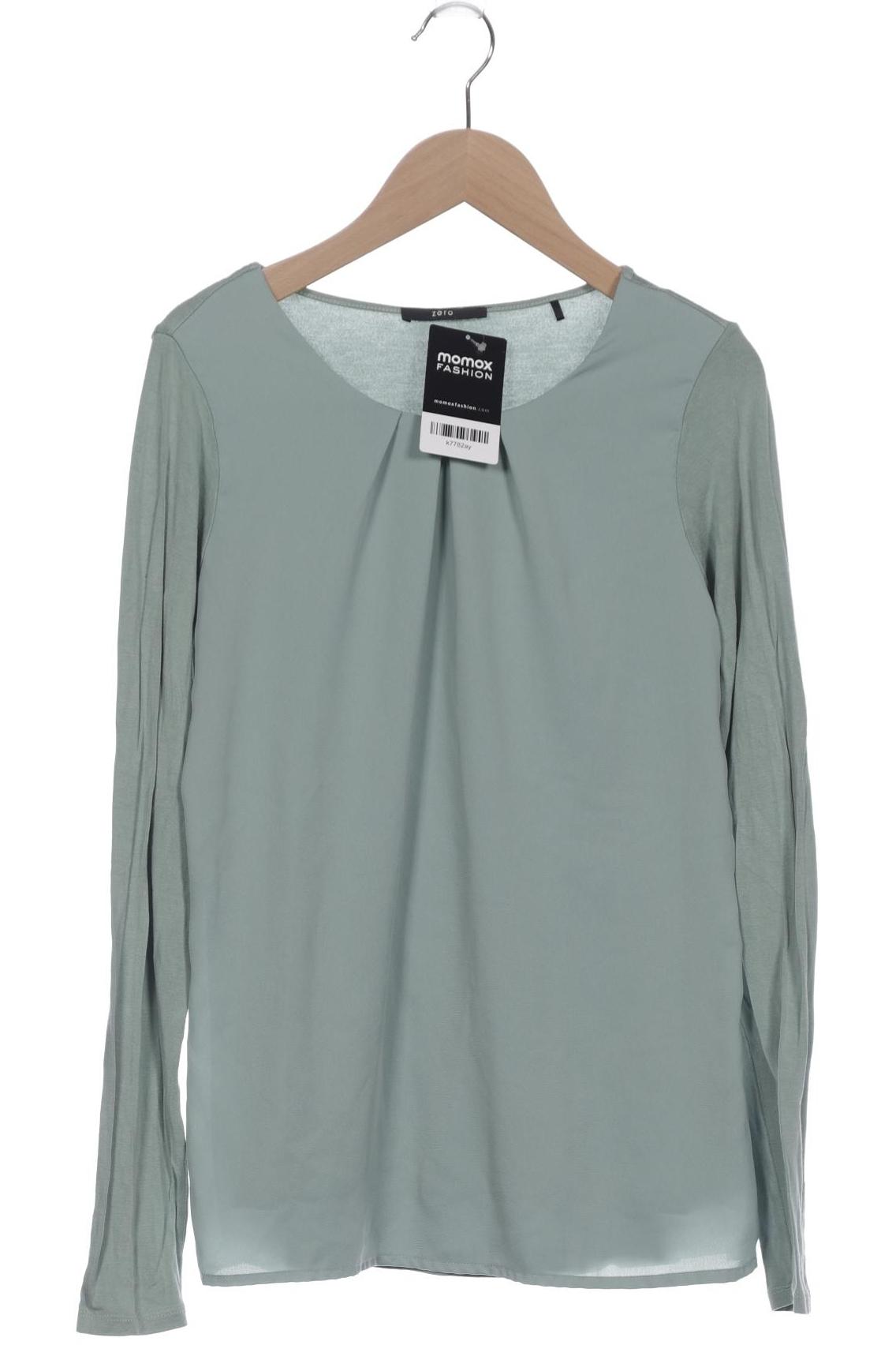 

Zero Damen Langarmshirt, türkis, Gr. 34