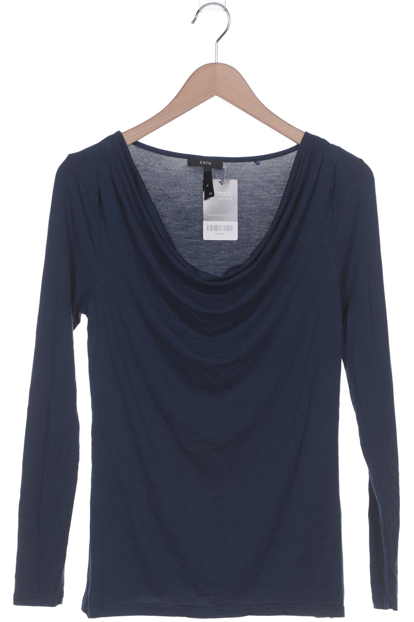 

Zero Damen Langarmshirt, türkis, Gr. 38