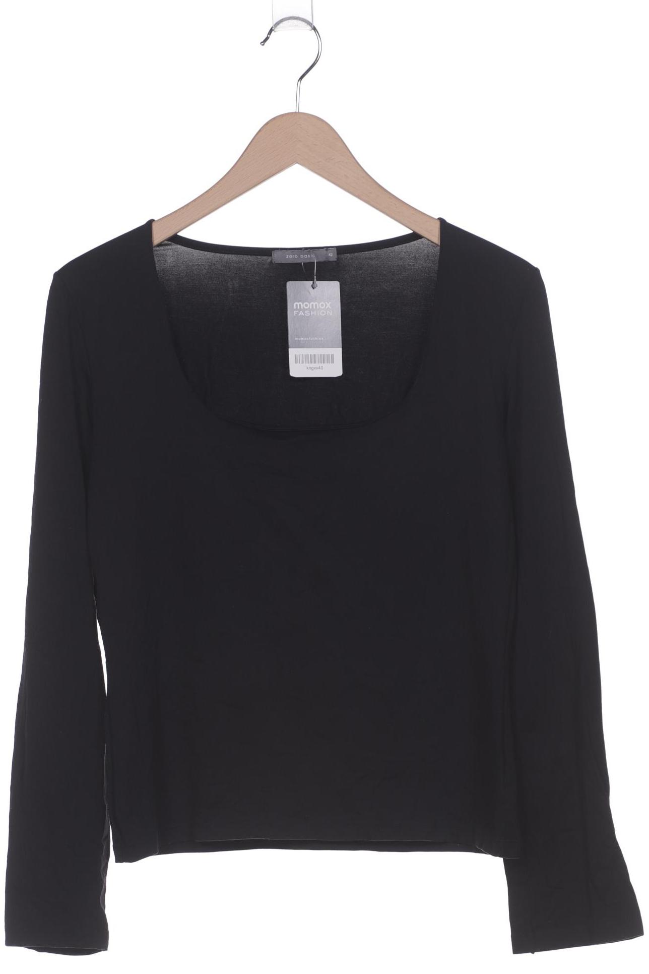 

Zero Damen Langarmshirt, schwarz, Gr. 42