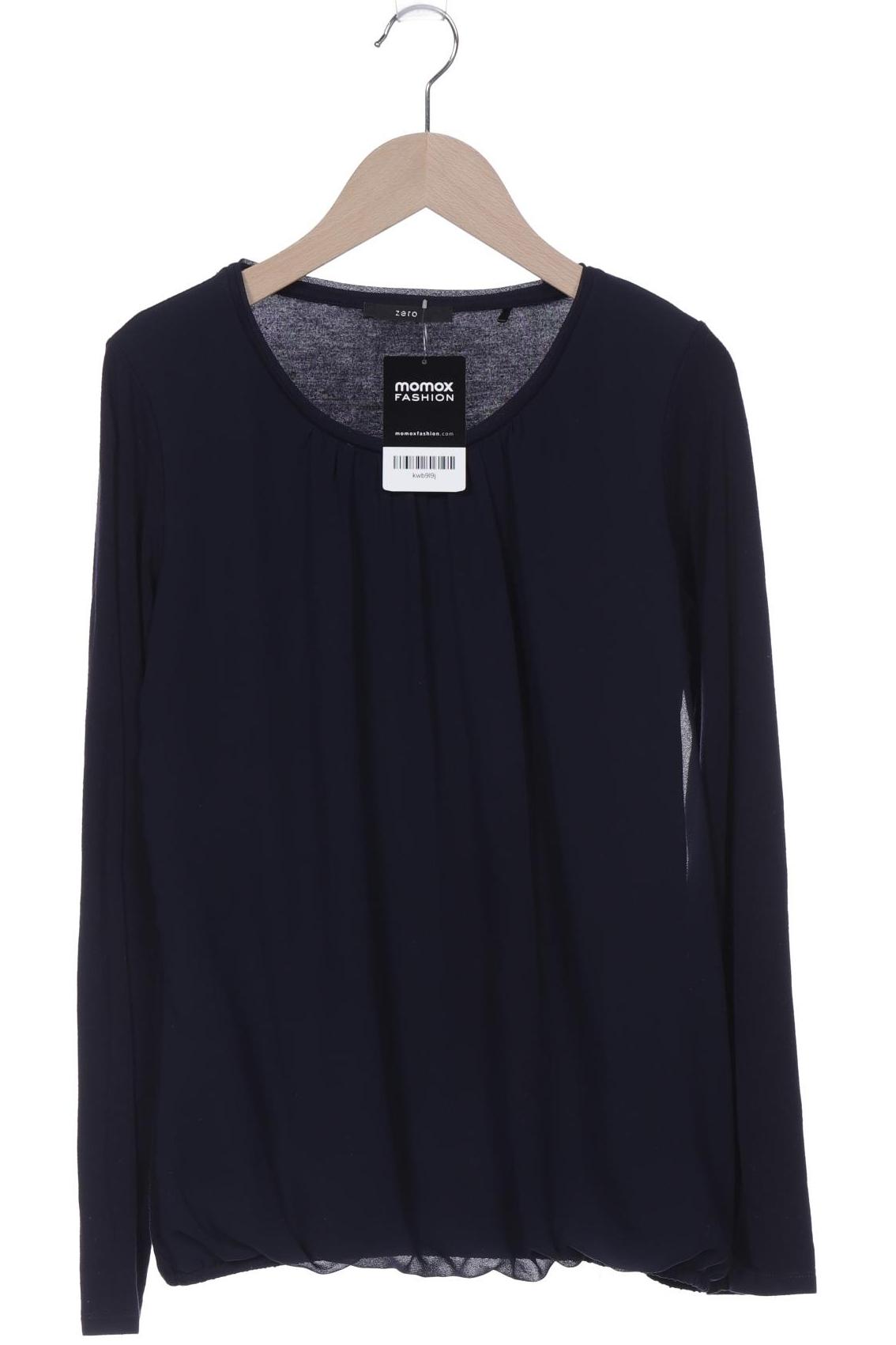 

Zero Damen Langarmshirt, marineblau, Gr. 38