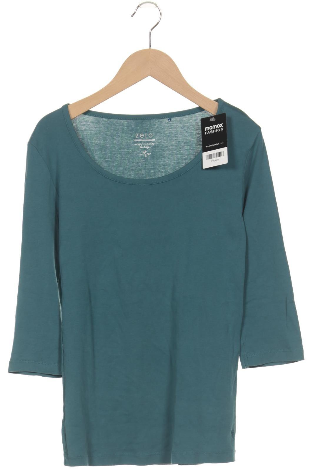 

Zero Damen Langarmshirt, türkis, Gr. 40