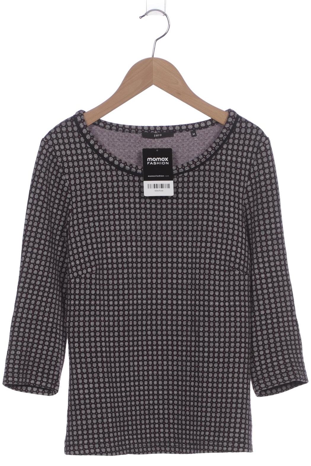 

Zero Damen Langarmshirt, bordeaux, Gr. 34