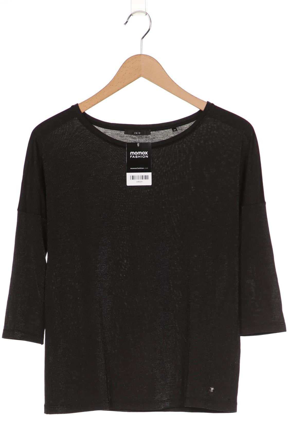 

Zero Damen Langarmshirt, schwarz, Gr. 38