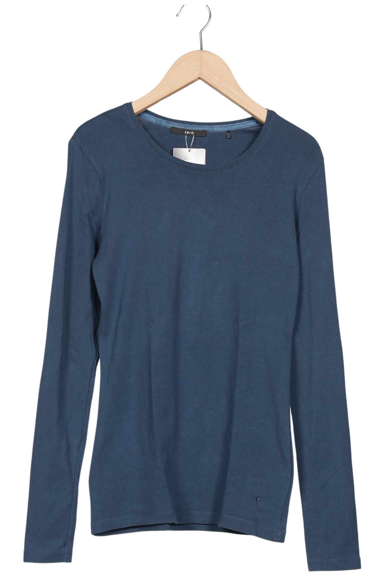 

Zero Damen Langarmshirt, marineblau, Gr. 38
