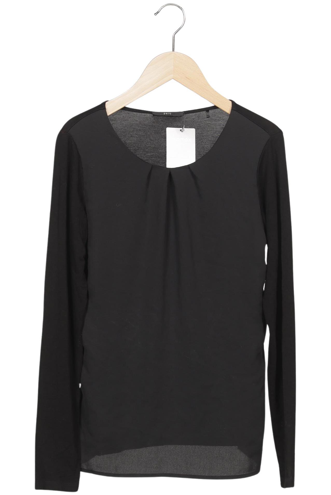 

Zero Damen Langarmshirt, schwarz, Gr. 34