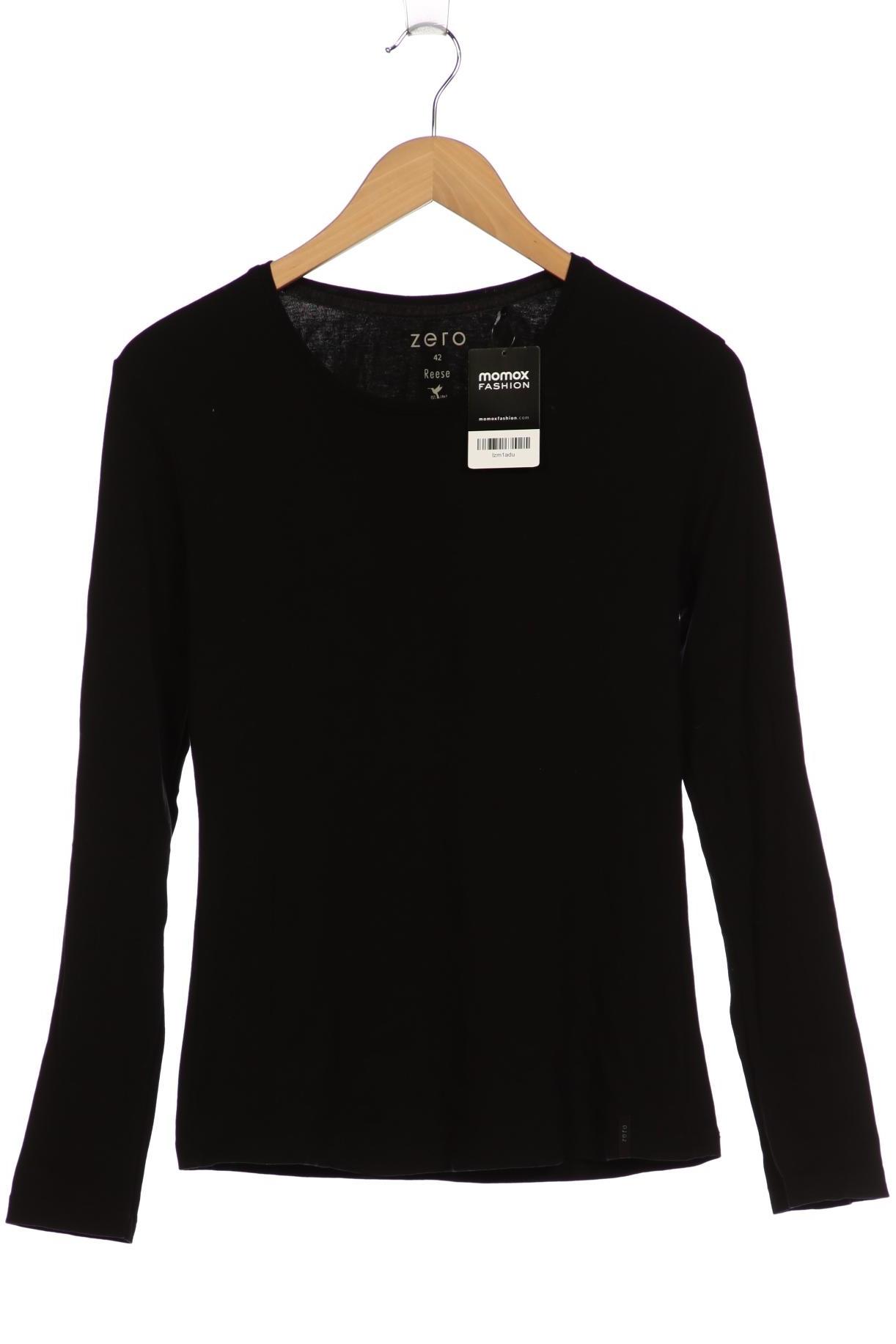 

Zero Damen Langarmshirt, schwarz, Gr. 42