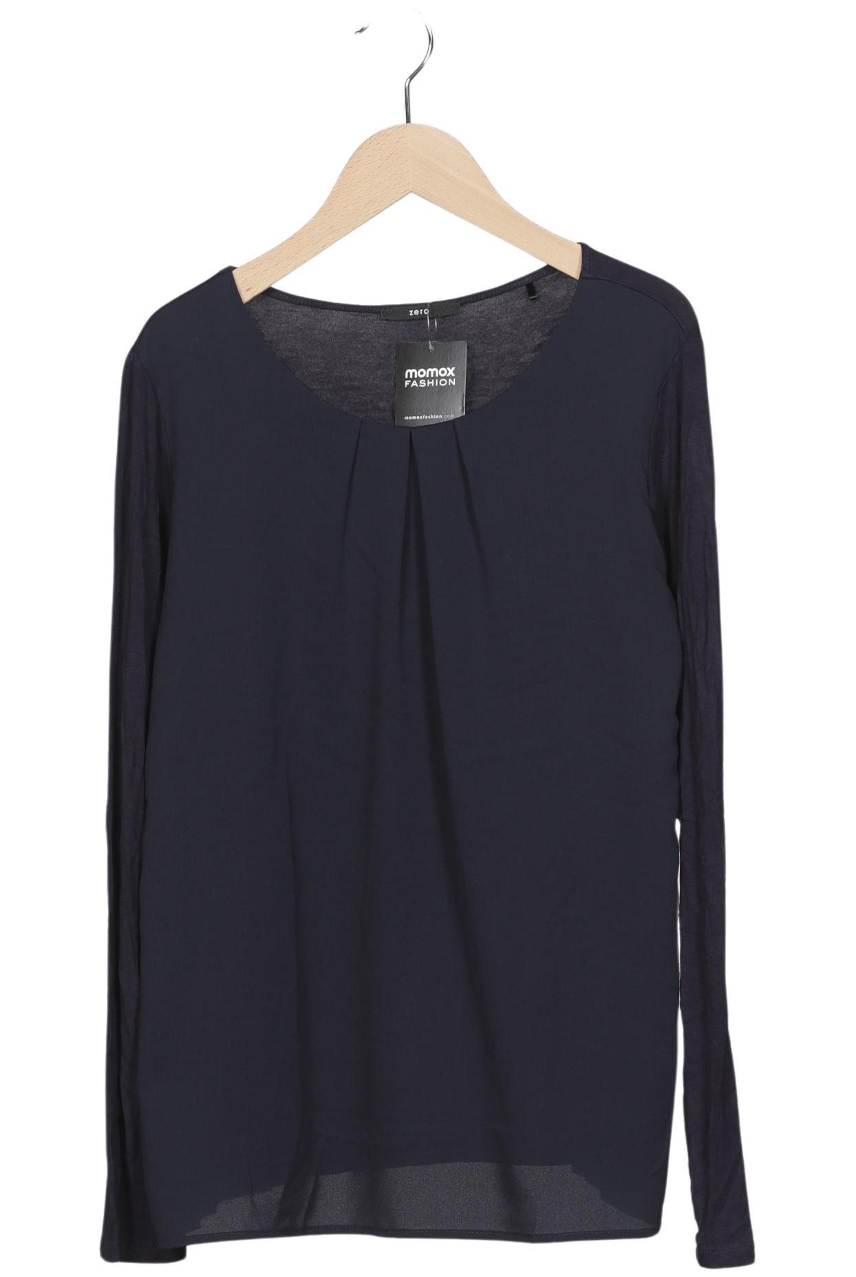 

Zero Damen Langarmshirt, marineblau, Gr. 38