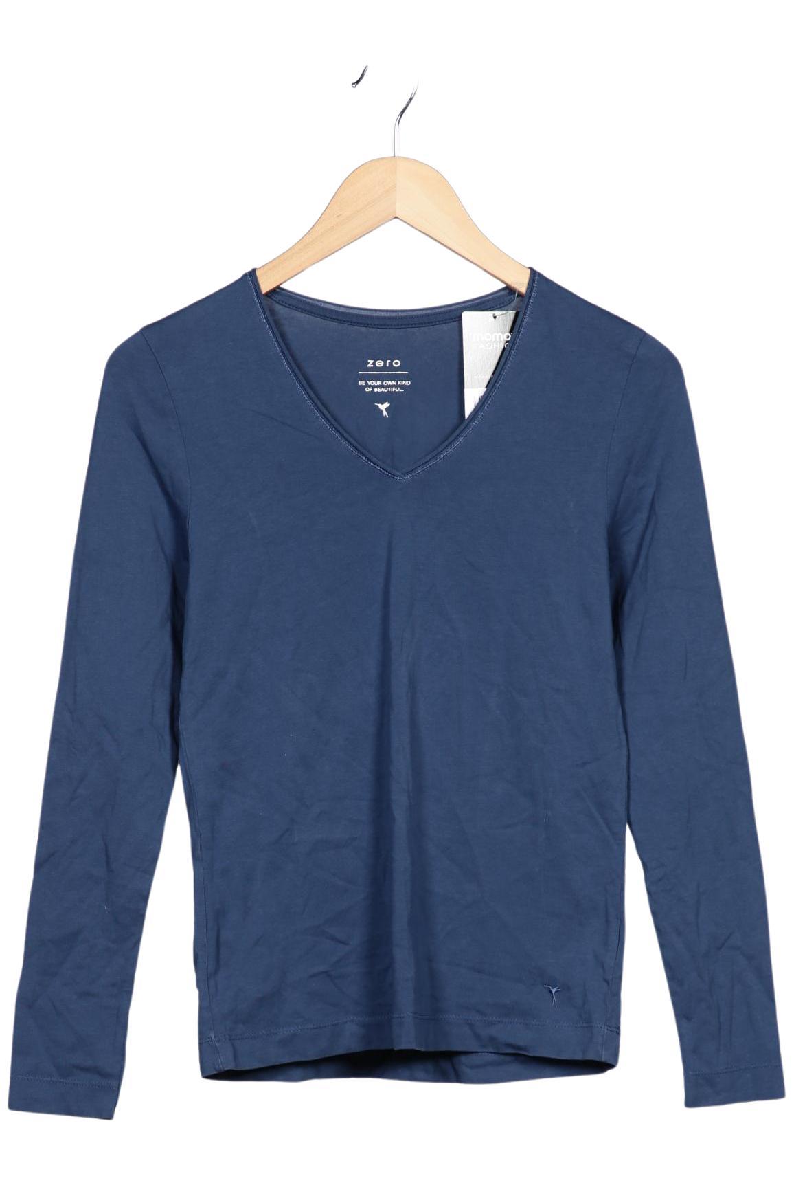

Zero Damen Langarmshirt, marineblau, Gr. 34