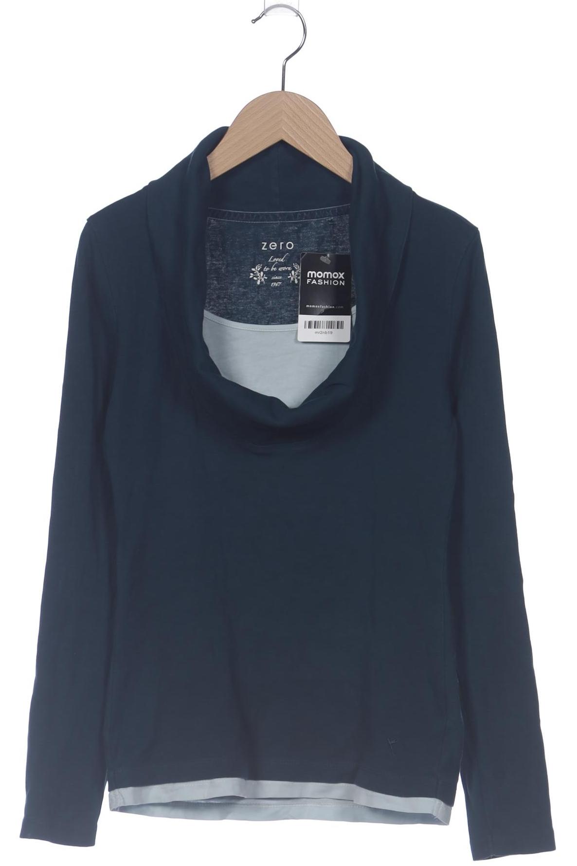 

Zero Damen Langarmshirt, blau, Gr. 38