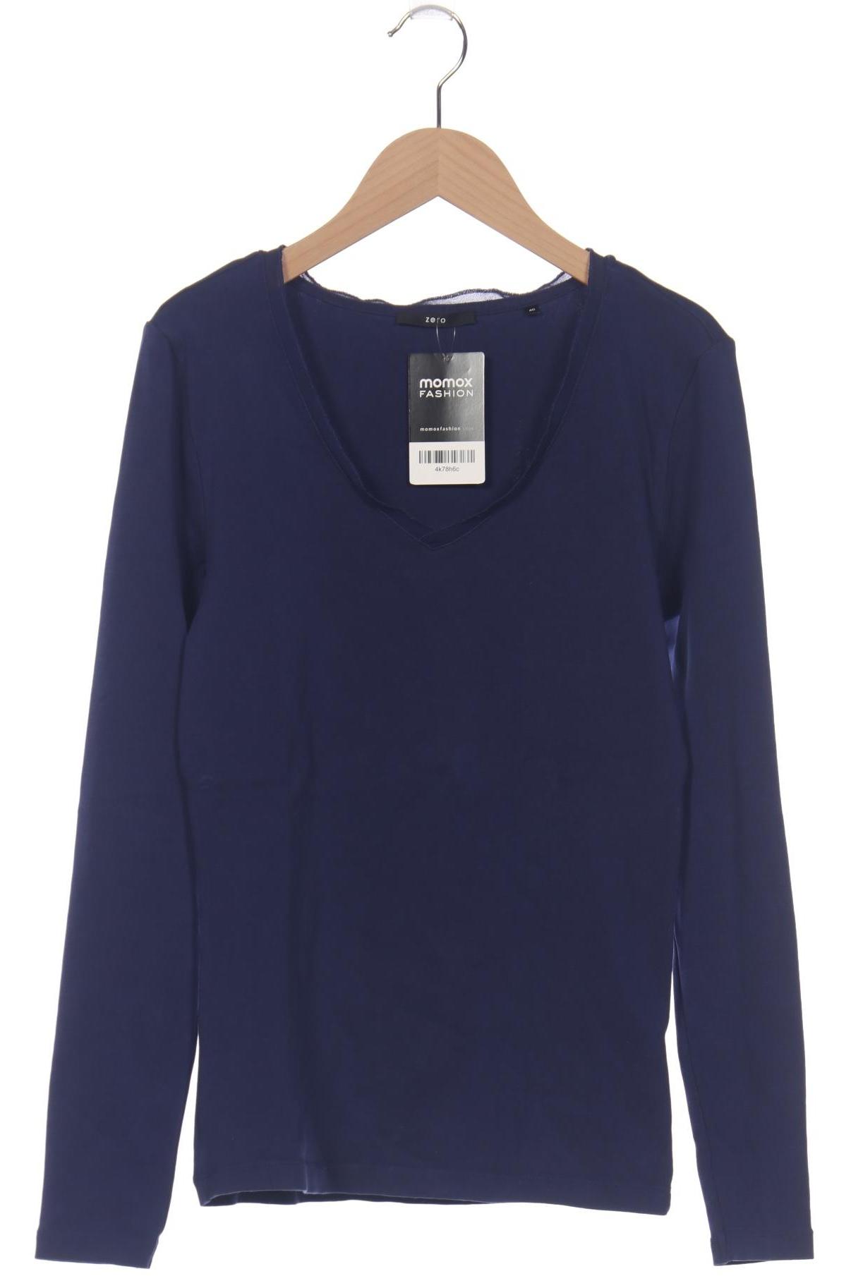 

Zero Damen Langarmshirt, marineblau, Gr. 40